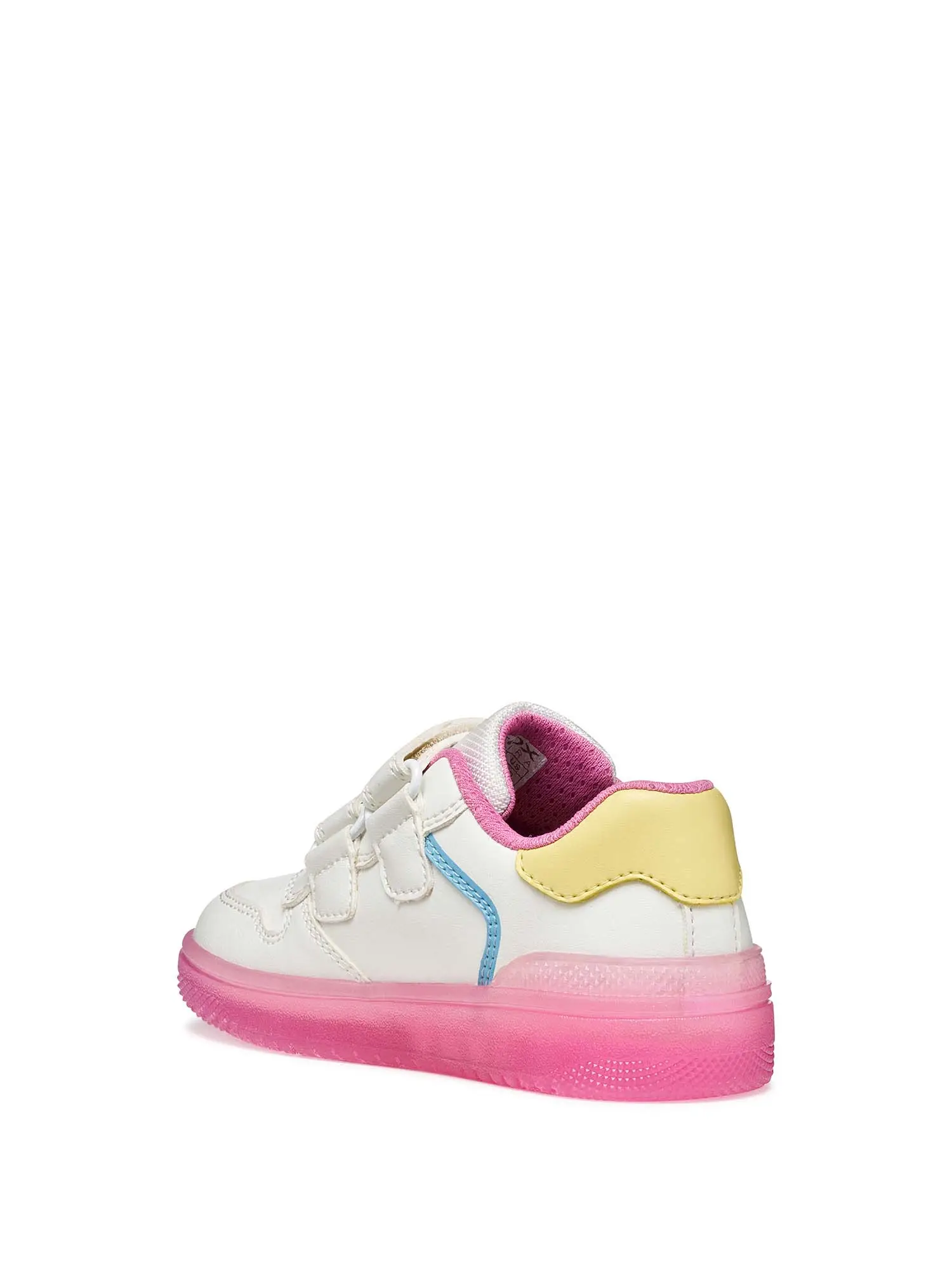 SNEAKERS RAGAZZO - GEOX BIANCO-ROSA - J45HXB 0003W - Image 3