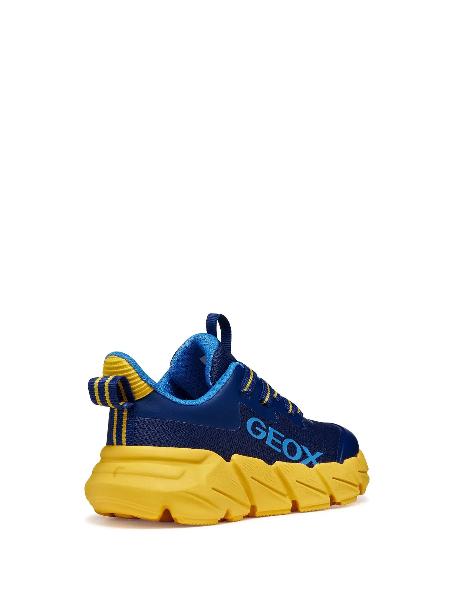 SNEAKERS RAGAZZO - GEOX NAVY-GIALLO - J46N1A 0149J - Image 4