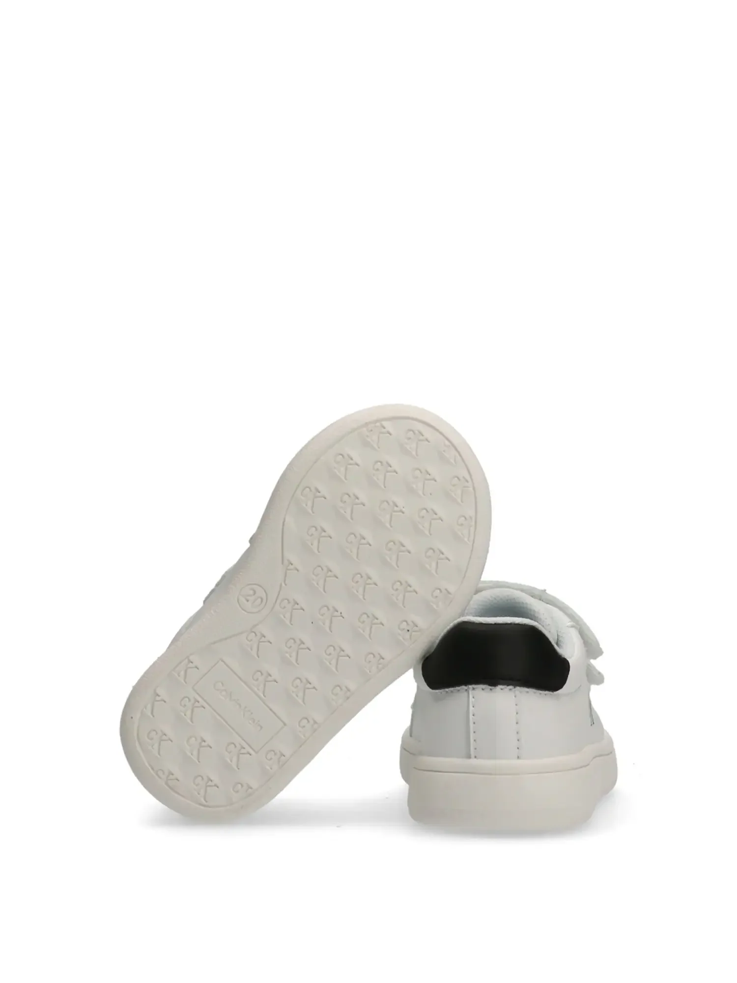 SNEAKERS UNISEX BAMBINO - CALVIN KLEIN BIANCO-NERO - V1X9-83275-1355 - Image 3
