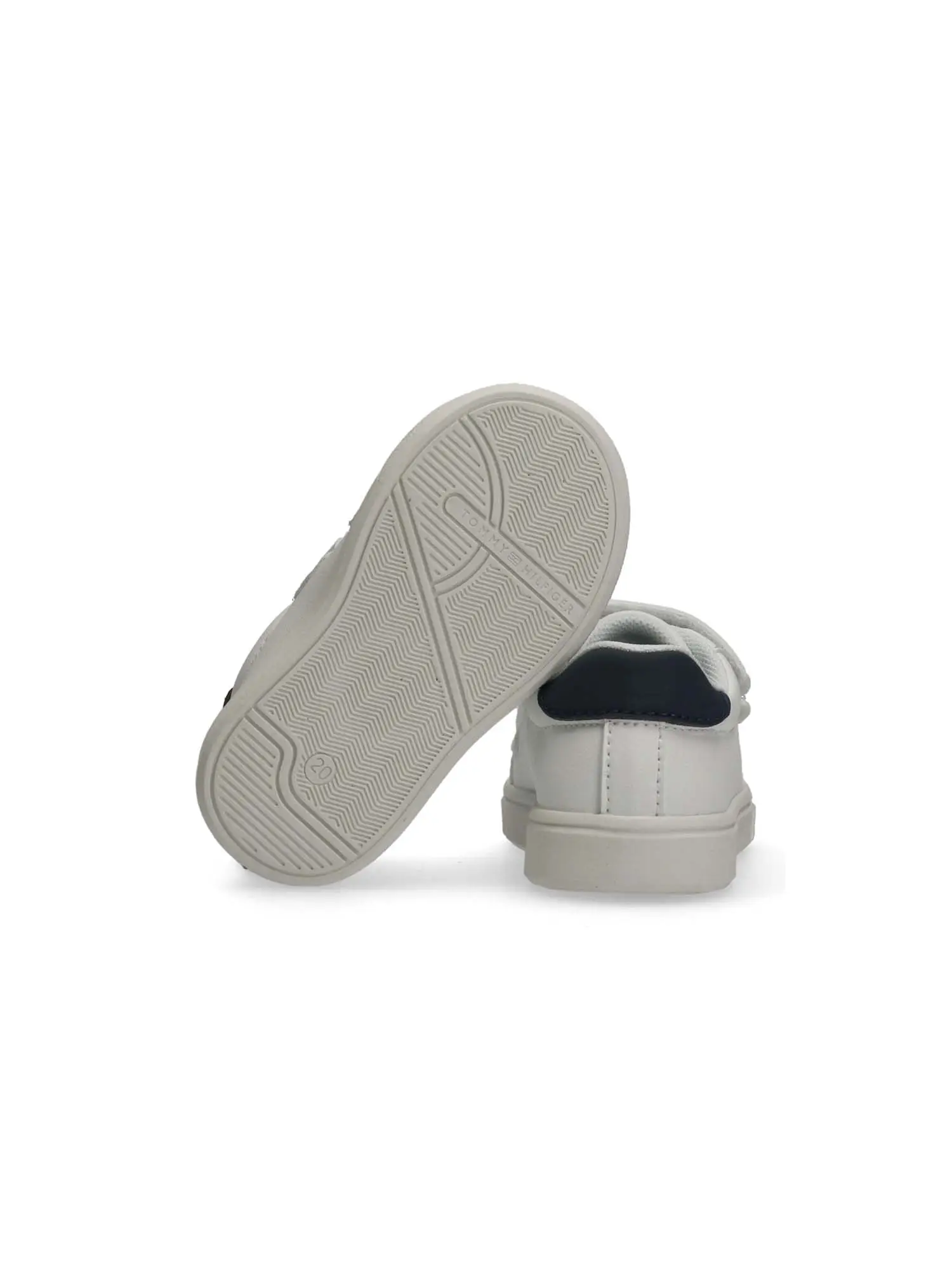 SNEAKERS UNISEX BAMBINO - TOMMY HILFIGER BIANCO-BLU - T1X9-34338-1355 - Image 5