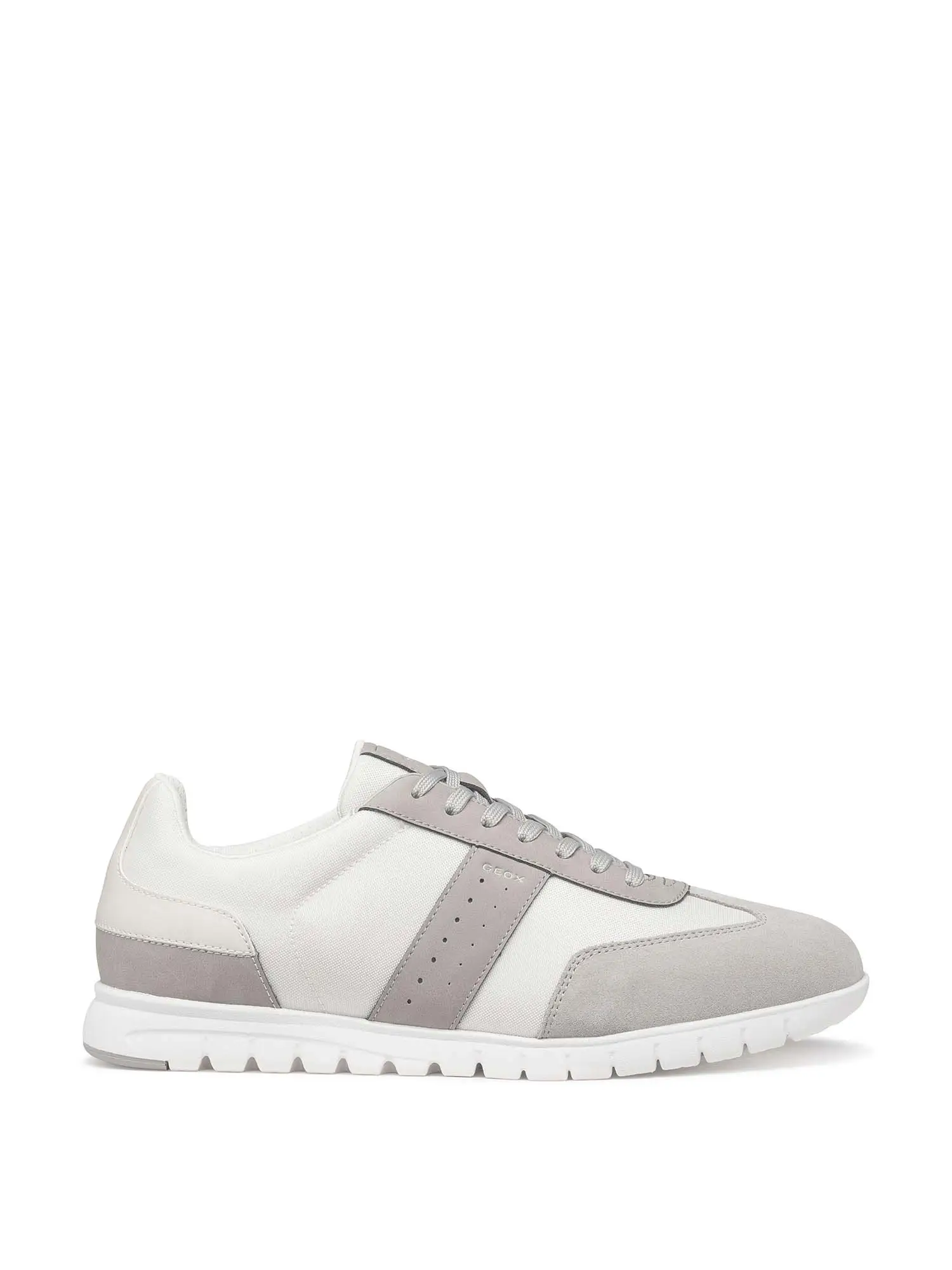 SNEAKERS UOMO - GEOX BIANCO-GRIGIO - U651JB 011EK
