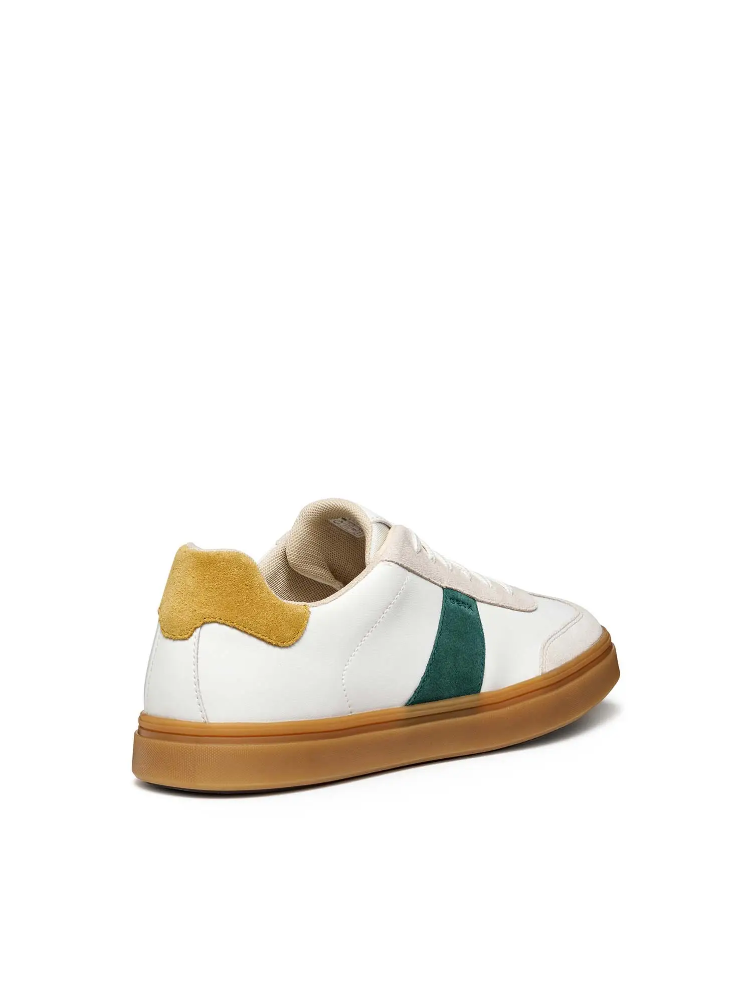 SNEAKERS UOMO - GEOX BIANCO-VERDE - U56LDF 09B22 - Image 4