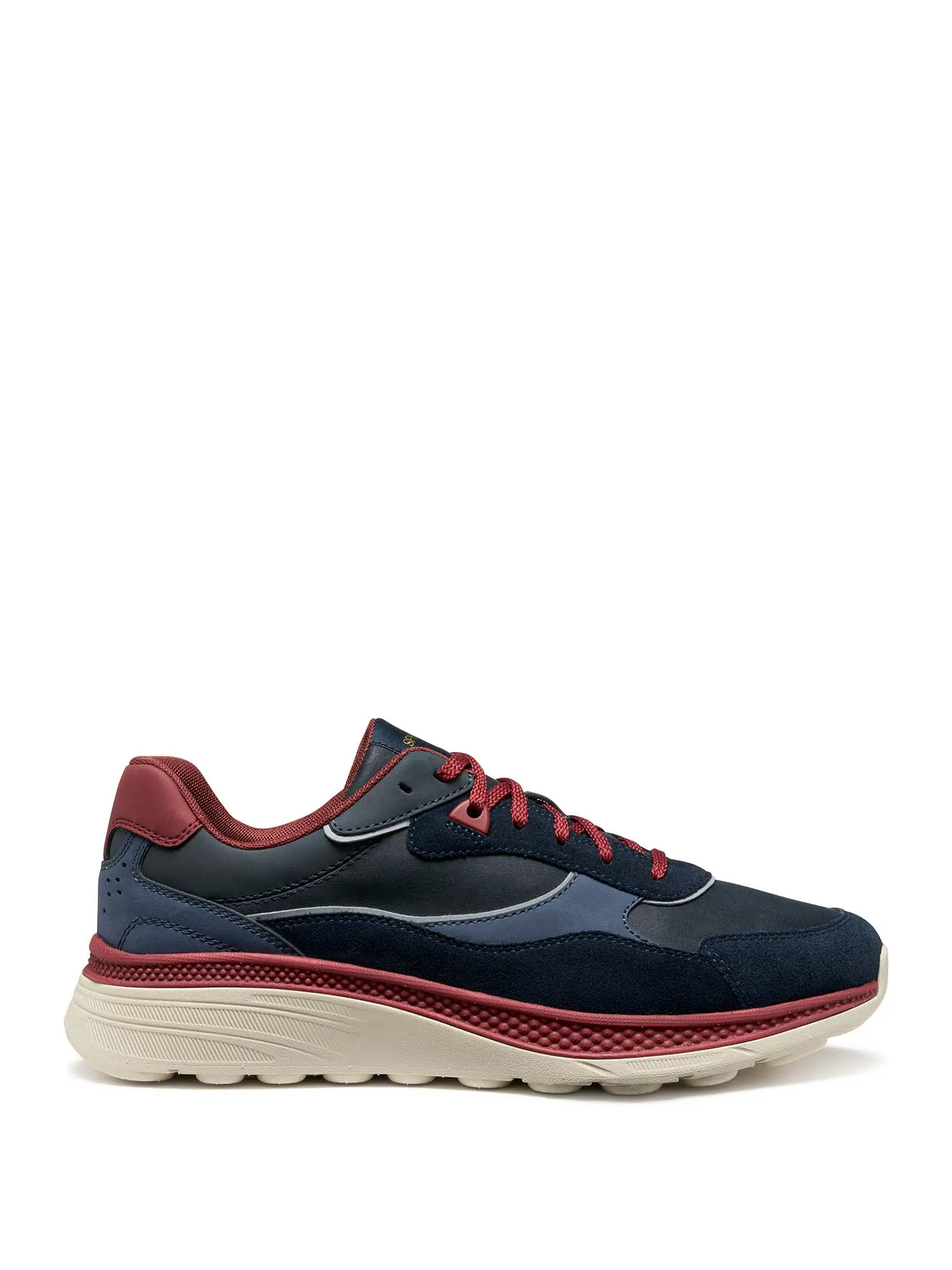 SNEAKERS UOMO - GEOX NAVY-ROSSO - U56HUA 0CQ22