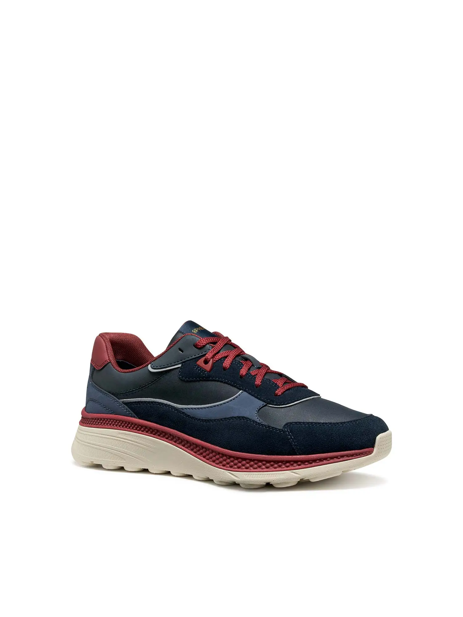 SNEAKERS UOMO - GEOX NAVY-ROSSO - U56HUA 0CQ22 - Image 2