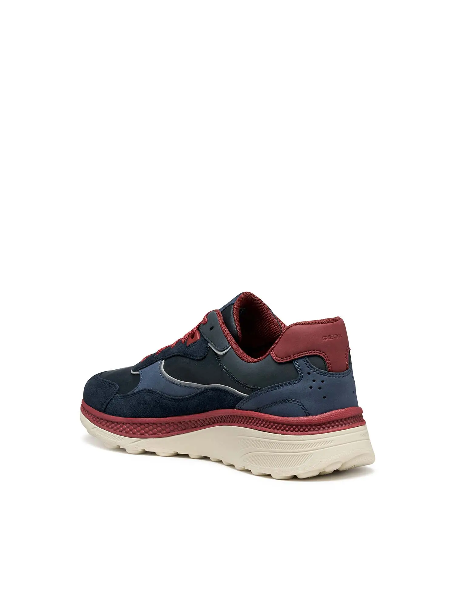 SNEAKERS UOMO - GEOX NAVY-ROSSO - U56HUA 0CQ22 - Image 3