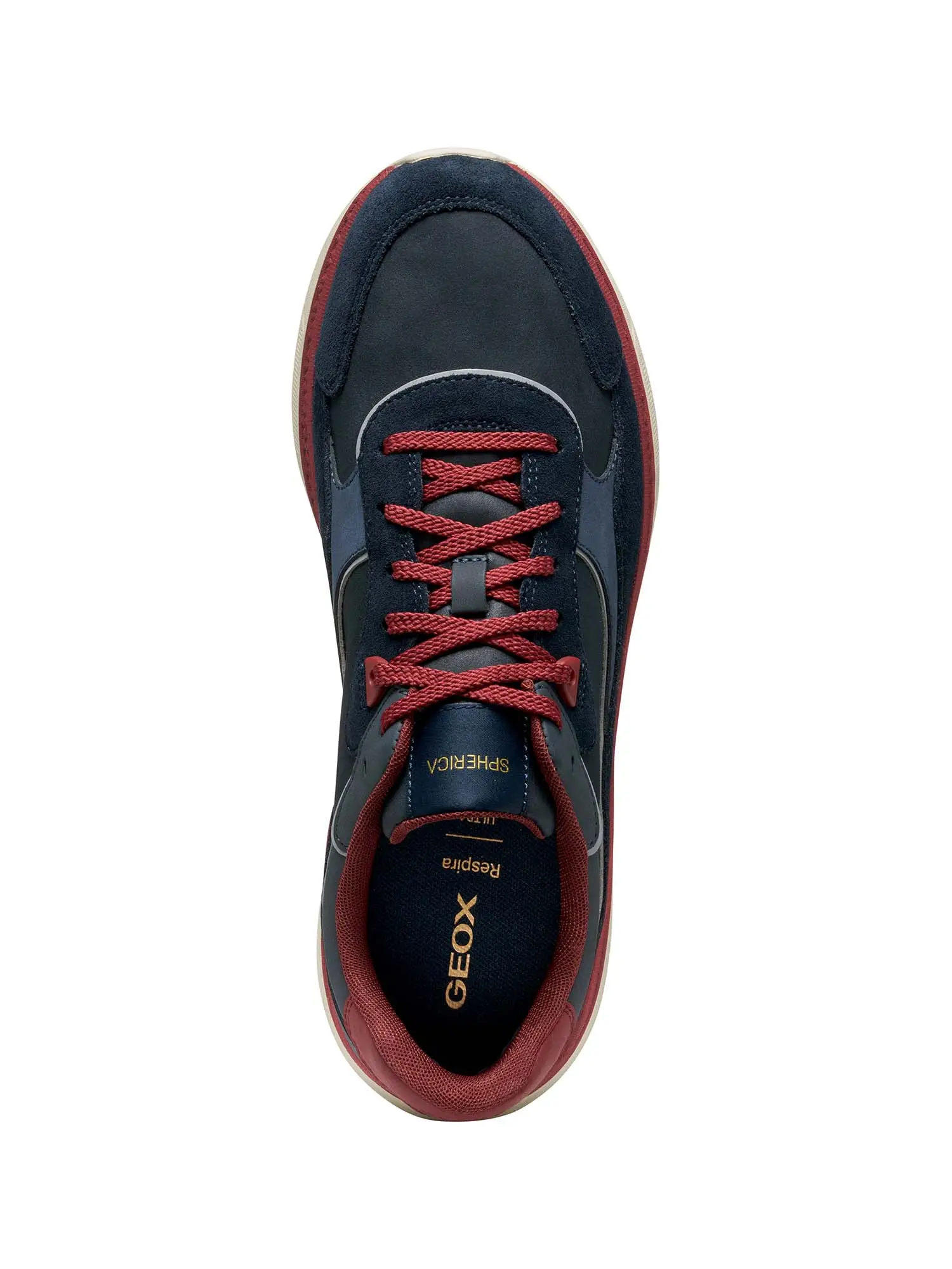 SNEAKERS UOMO - GEOX NAVY-ROSSO - U56HUA 0CQ22 - Image 5