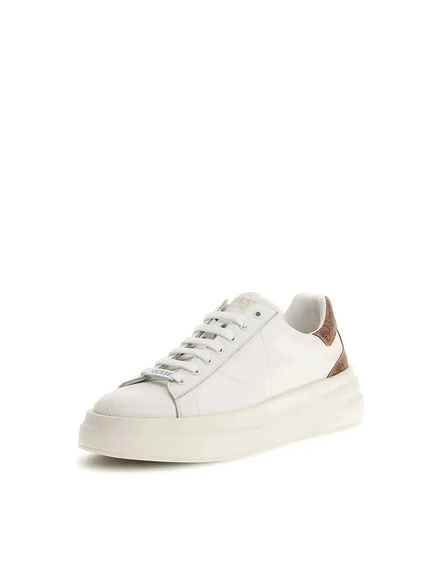 SNEAKERS UOMO - GUESS BIANCO-BEIGE - FMPVIB LEA12 - Image 2