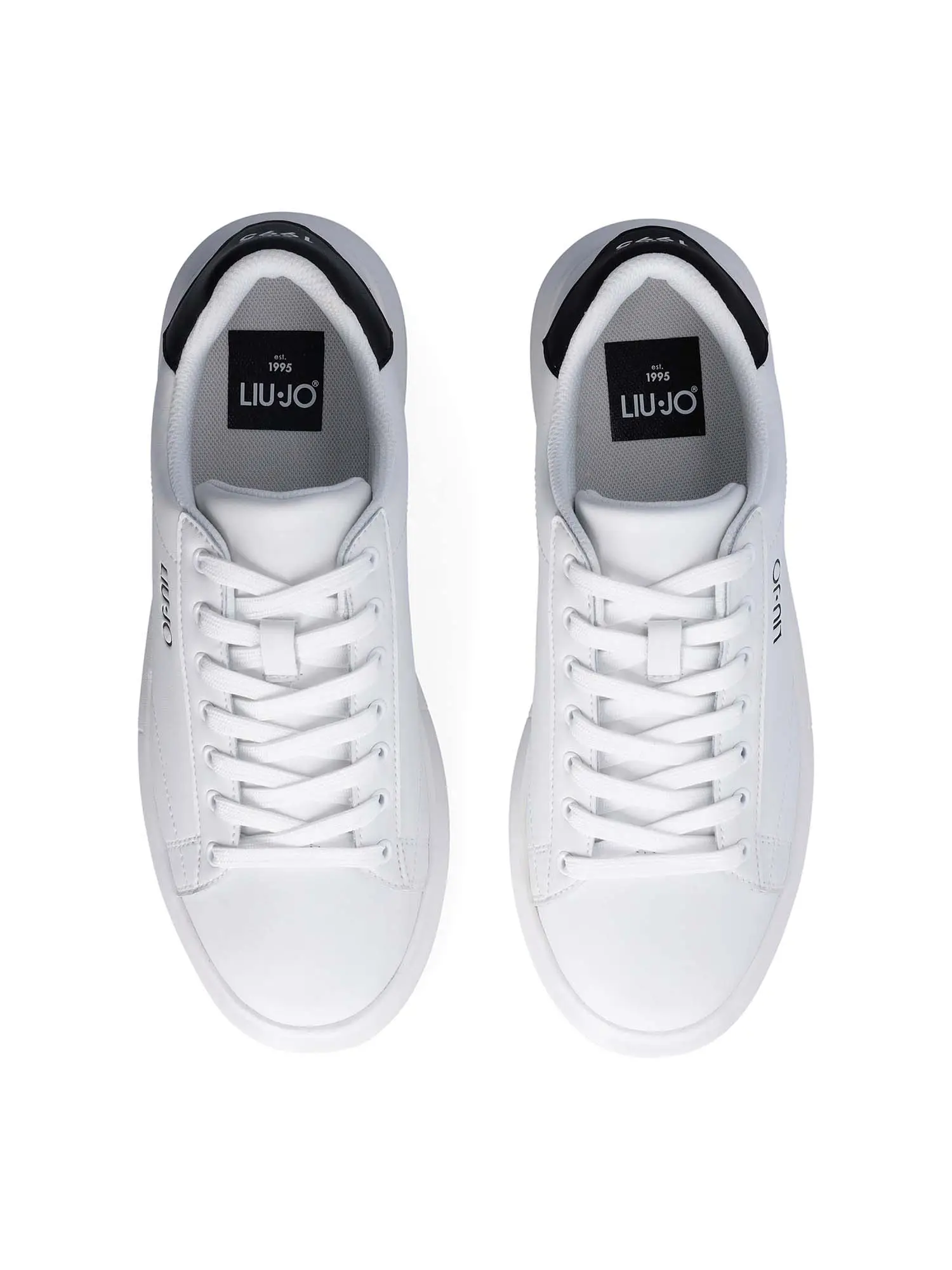 SNEAKERS UOMO - LIU-JO BIANCO-NERO - 7B4027PX474 - Image 4