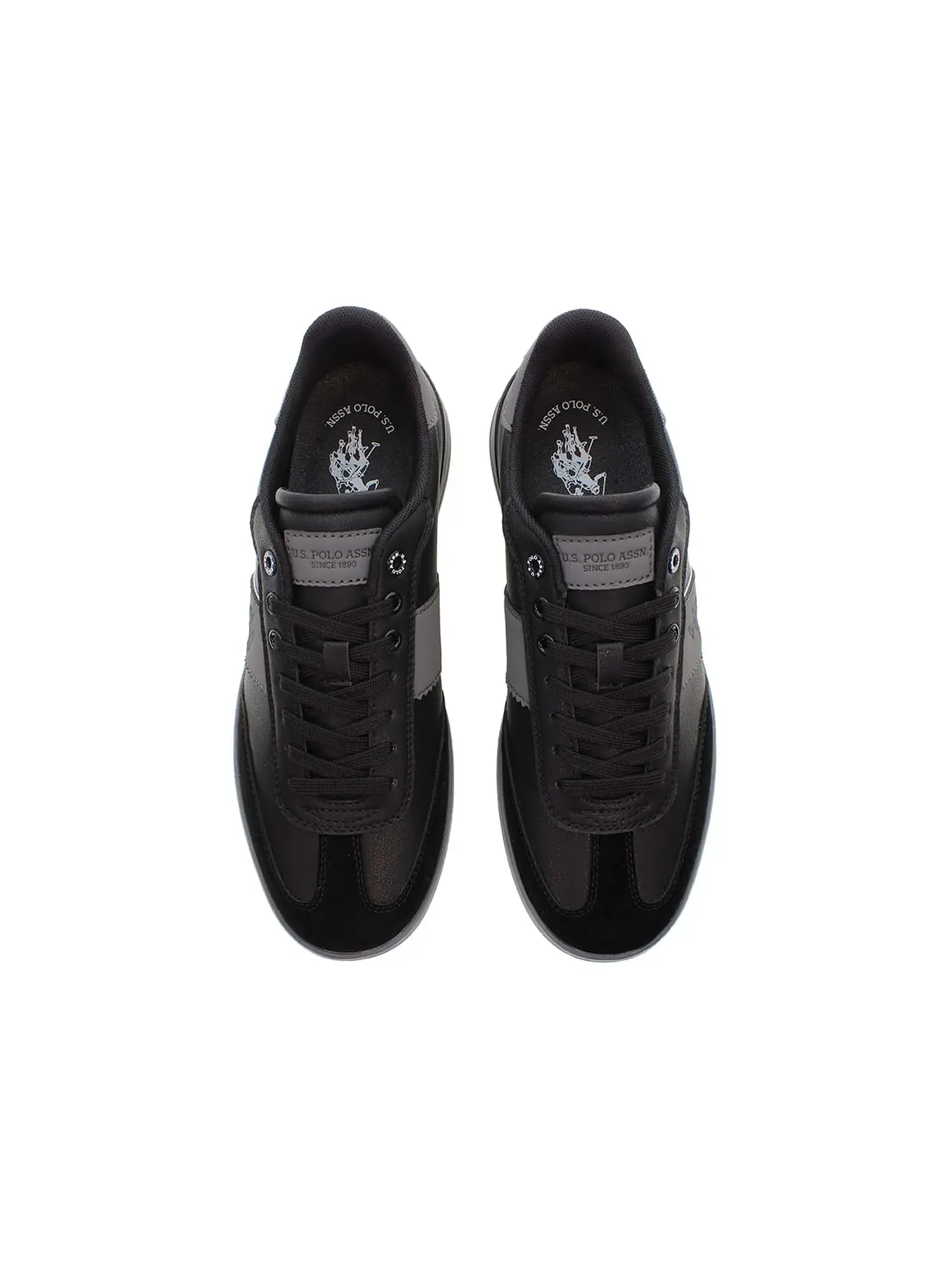 SNEAKERS UOMO - US POLO ASSN. NERO-GRIGIO - CAMPY004M/EYH1 - Image 3