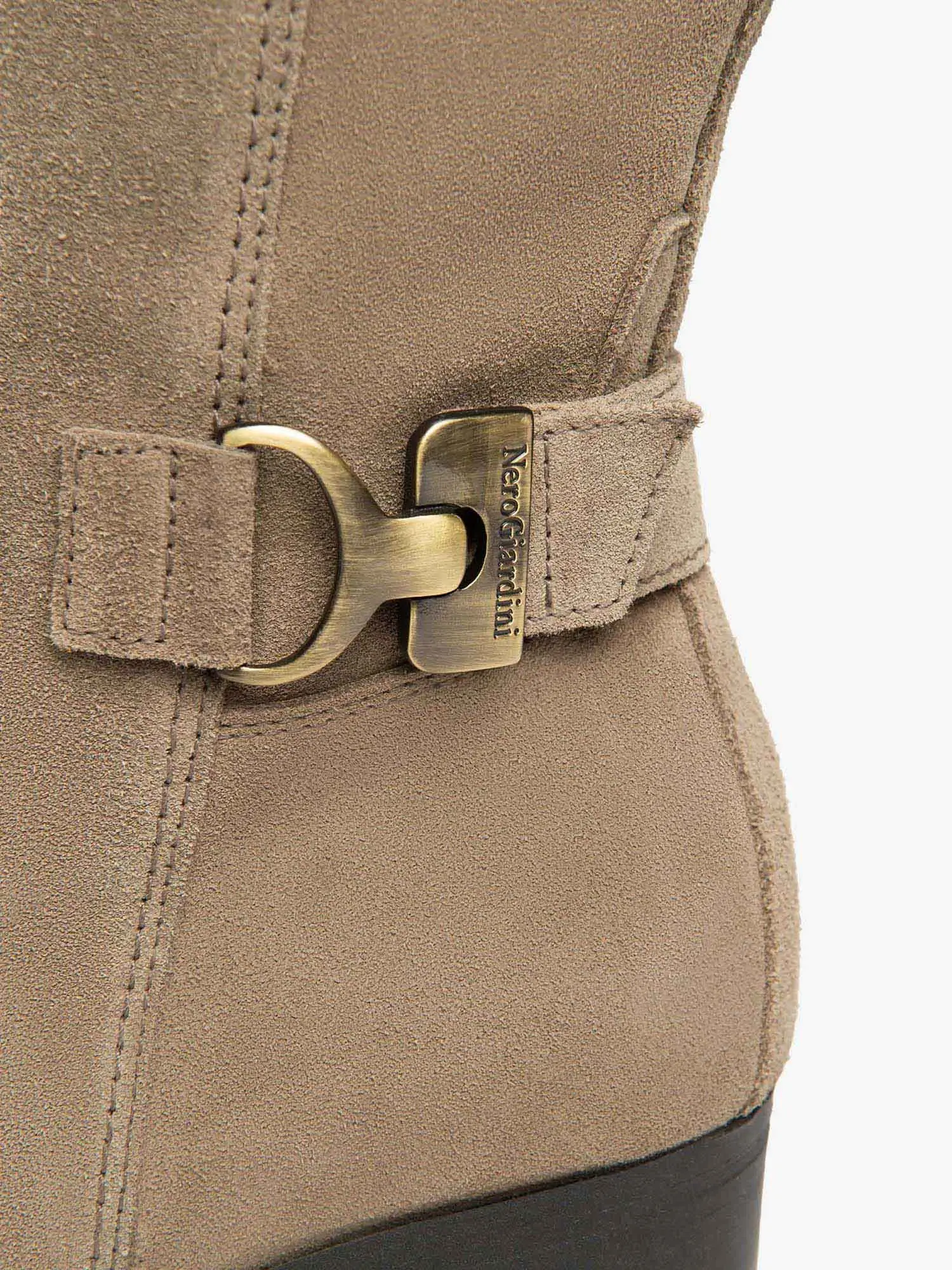 STIVALE DONNA - NERO GIARDINI BEIGE - I514660D - Image 3