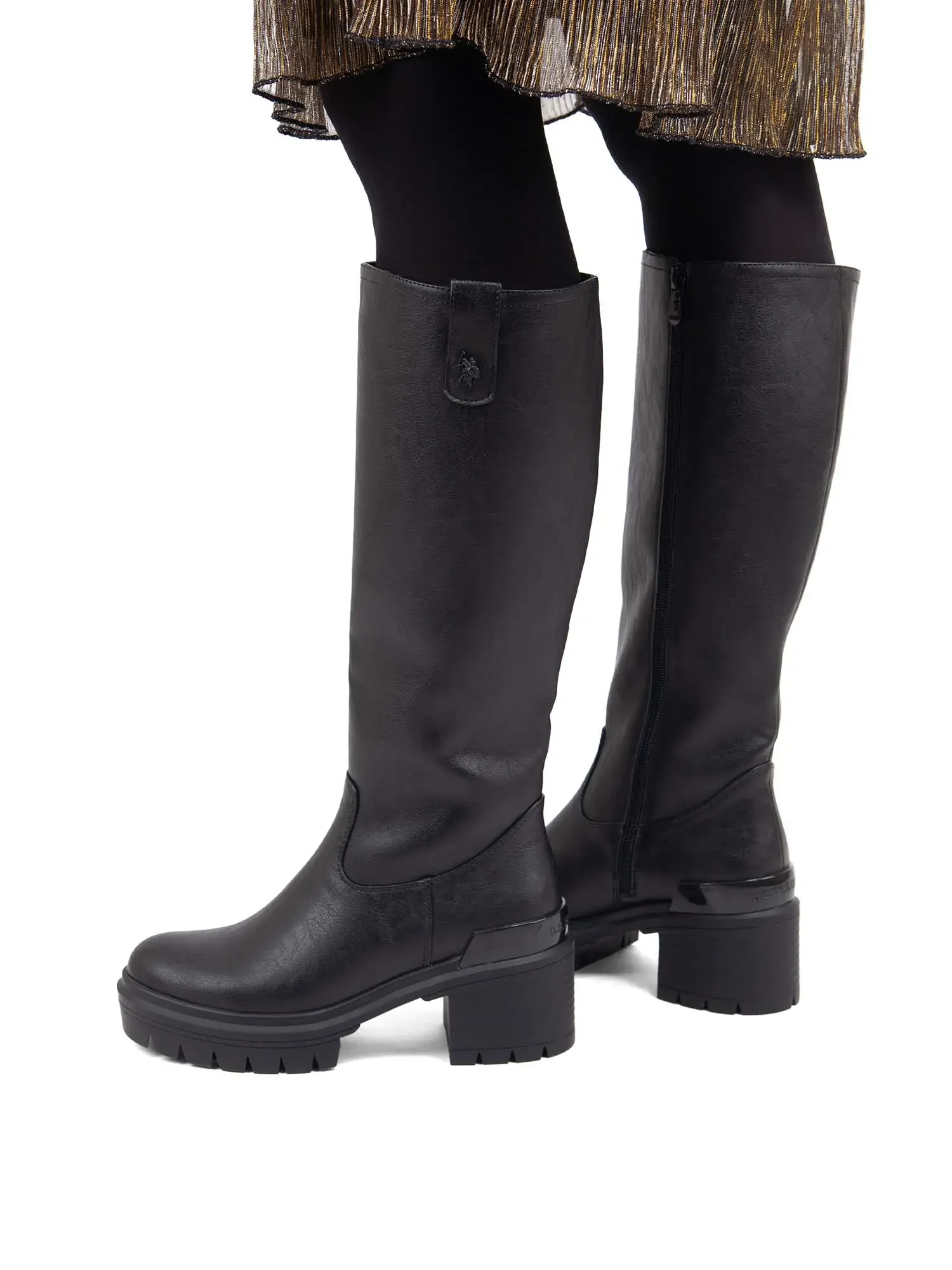 STIVALE DONNA - US POLO ASSN. NERO - HALEY011W/EY1 - Image 7