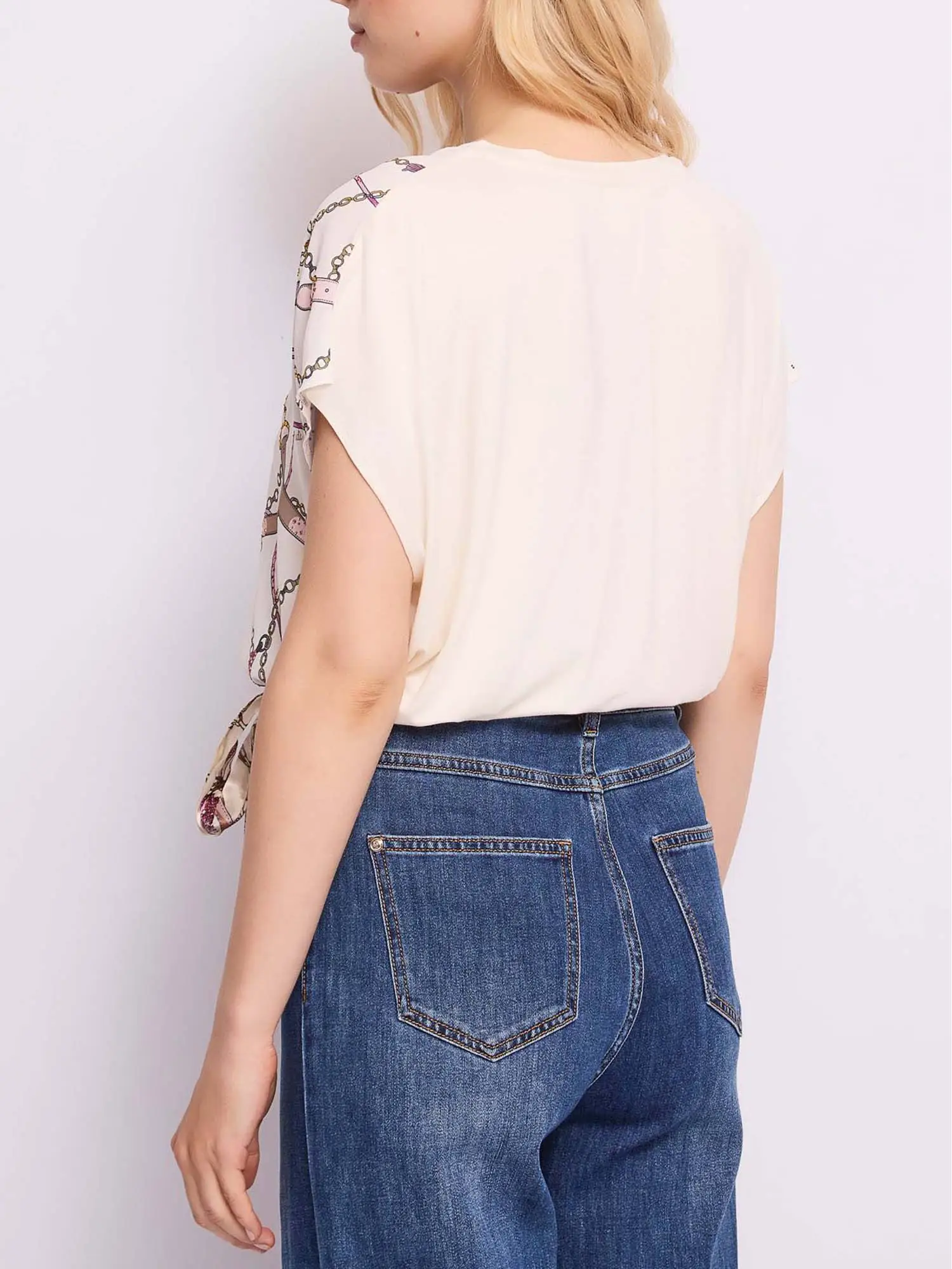T-SHIRT DONNA - GAUDI JEANS BEIGE - 611BD64054 - Image 2