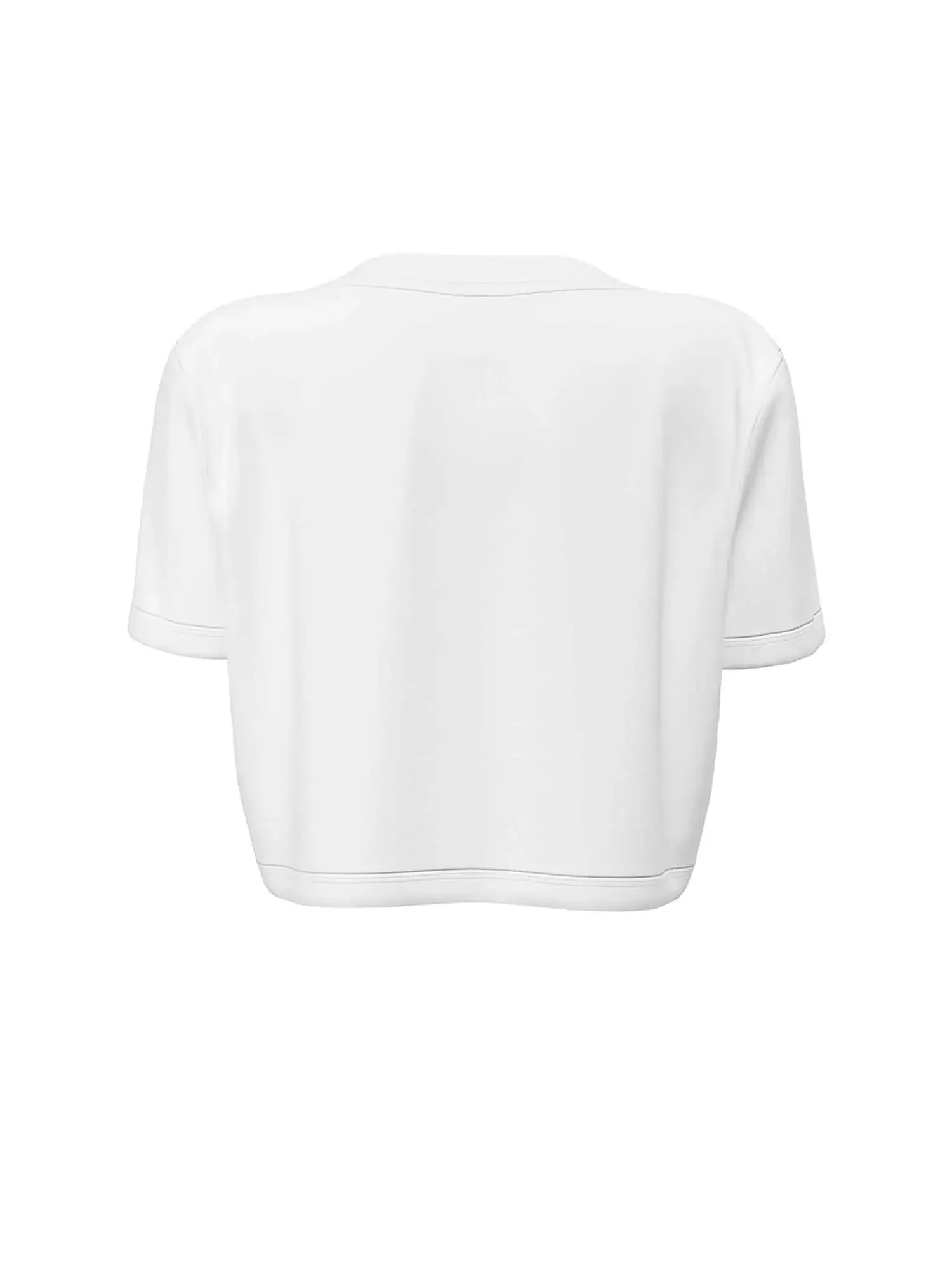 T-SHIRT DONNA - GUESS ATHLEISURE BIANCO - V6GI17 K2984 - Image 2