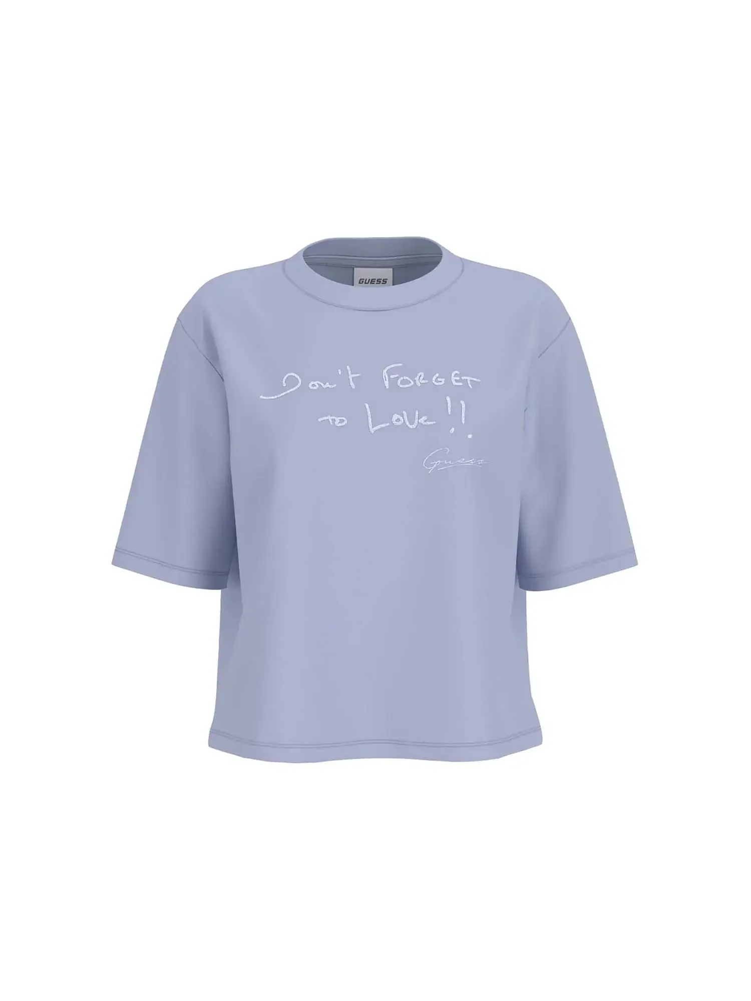 T-SHIRT DONNA - GUESS ATHLEISURE BLU - V6RI09 I3Z14