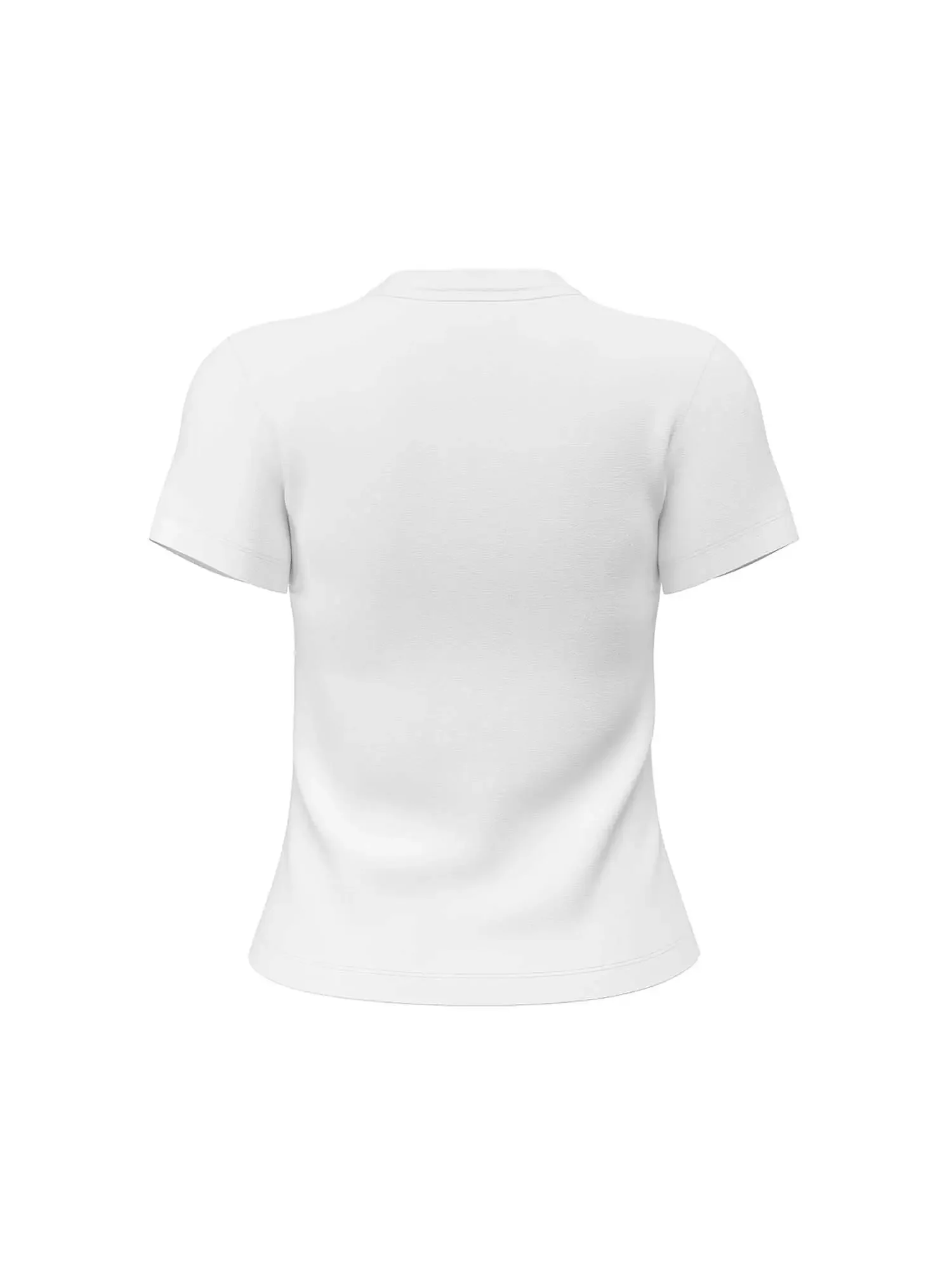 T-SHIRT DONNA - GUESS ATHLEISURE NERO-BIANCO - V4YI21 KCDH1 - Image 2