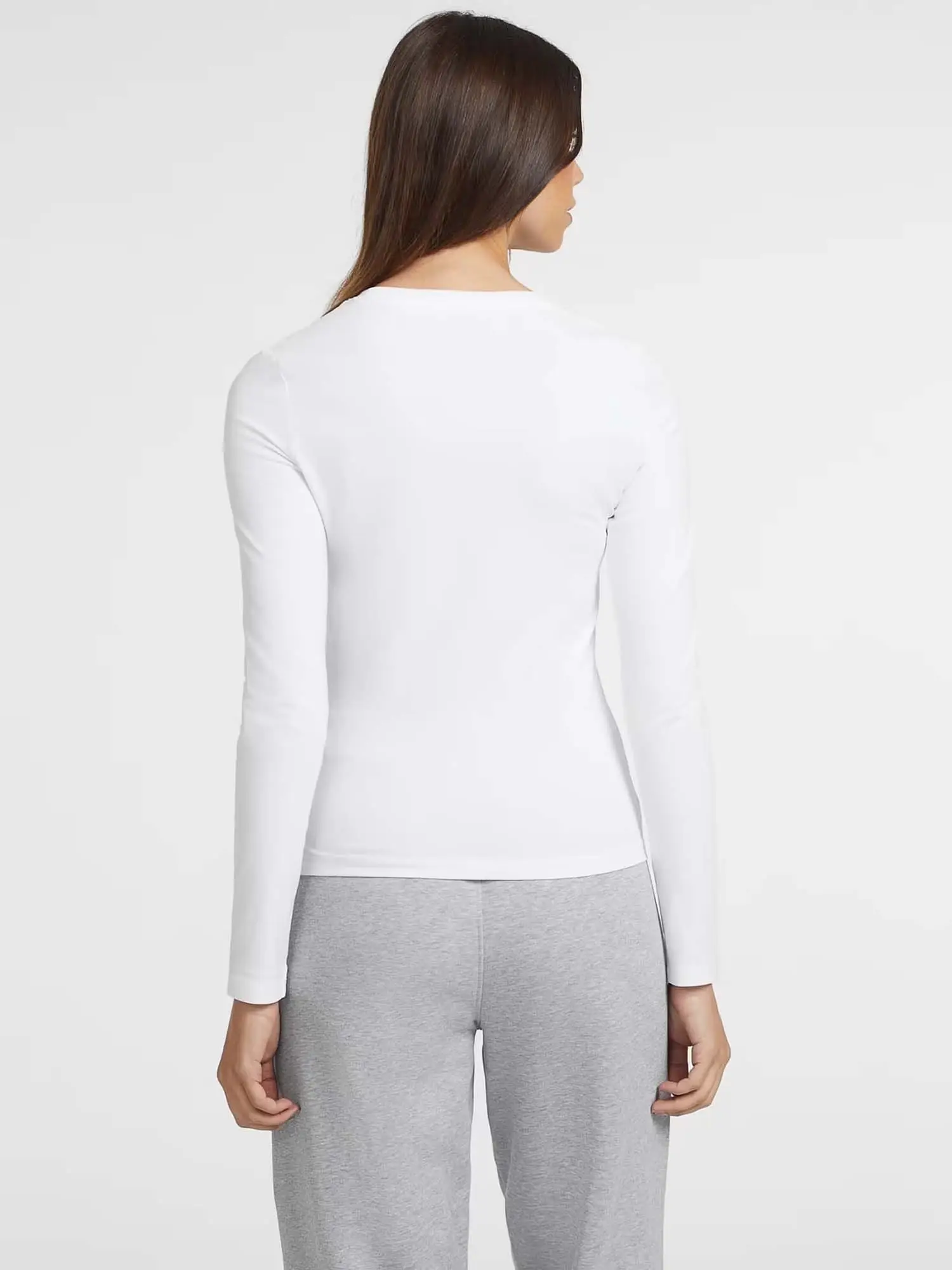 T-SHIRT DONNA - GUESS JEANS BIANCO - W4YI22 J1314 - Image 3