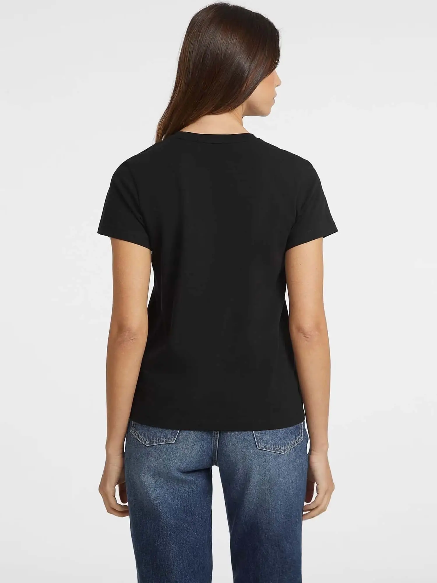 T-SHIRT DONNA - GUESS JEANS NERO - W4YI10 J1314 - Image 3