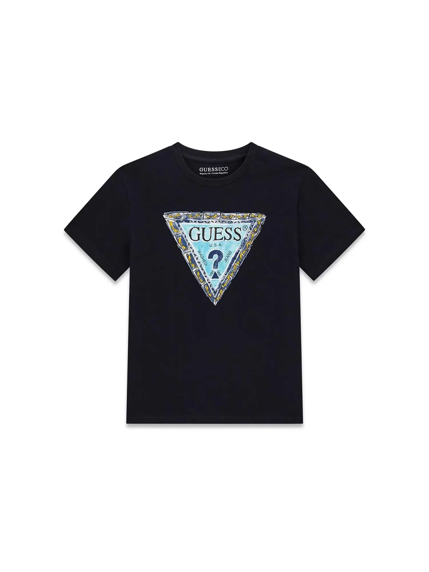 T-SHIRT RAGAZZO - GUESS KIDS BLU - L6GI00 K8HM4