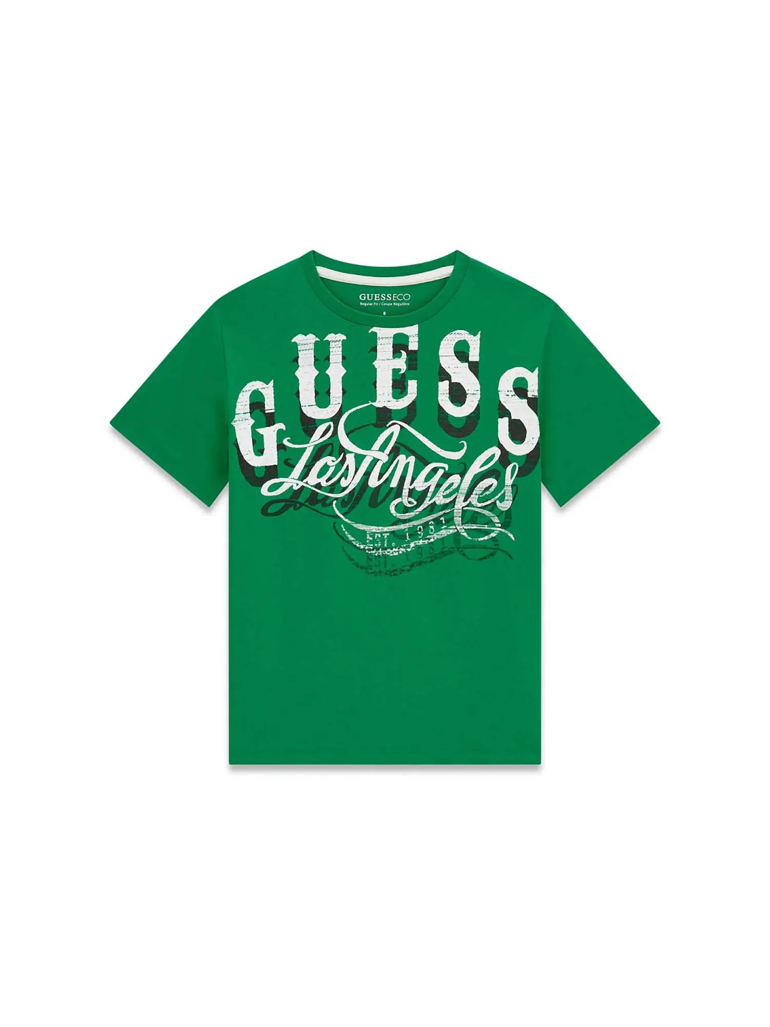 T-SHIRT RAGAZZO - GUESS KIDS VERDE - L6GI13 K8HM4
