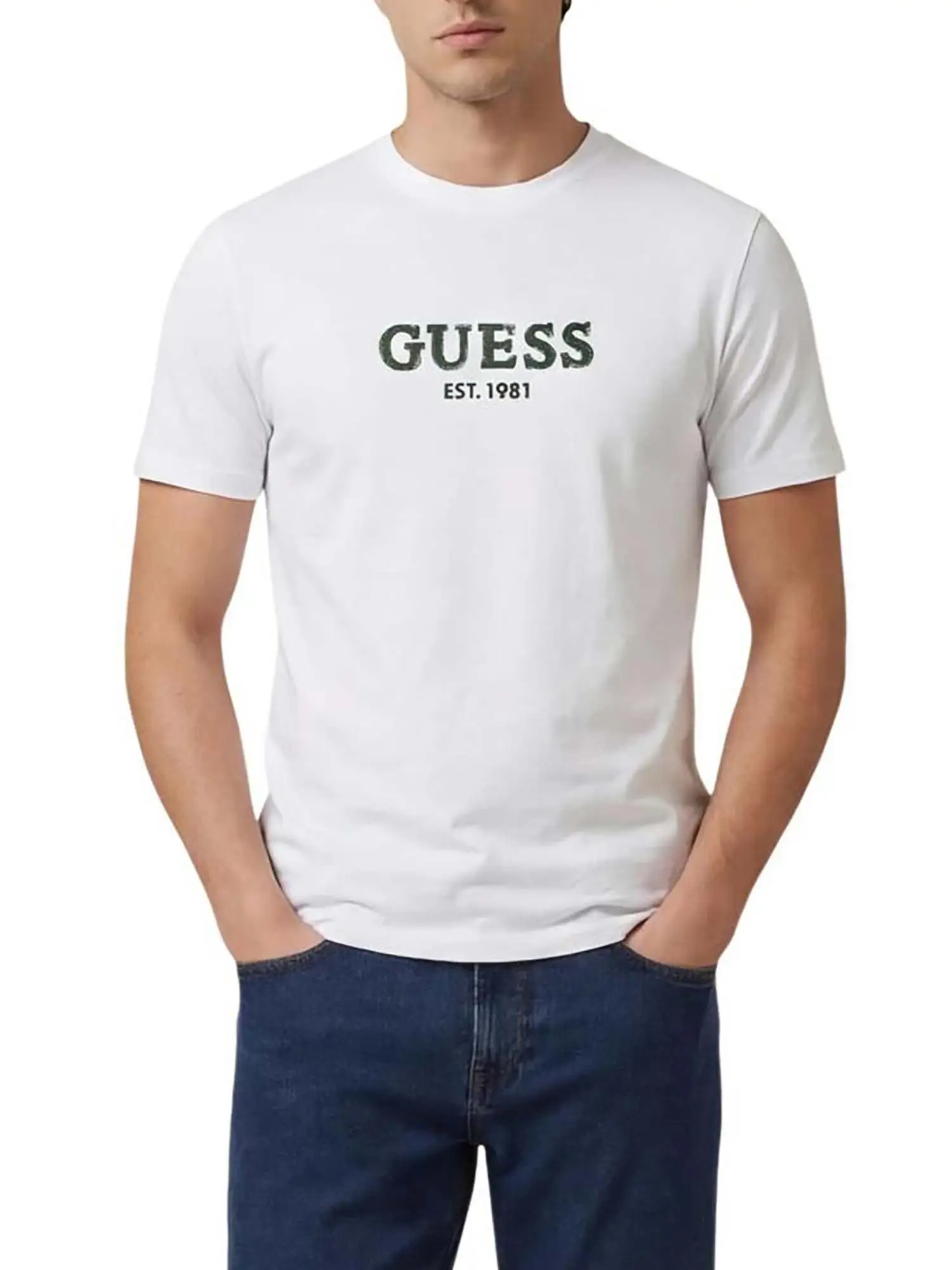 T-SHIRT UOMO - GUESS APPAREL BIANCO - M6GI16 K3032 - Image 2