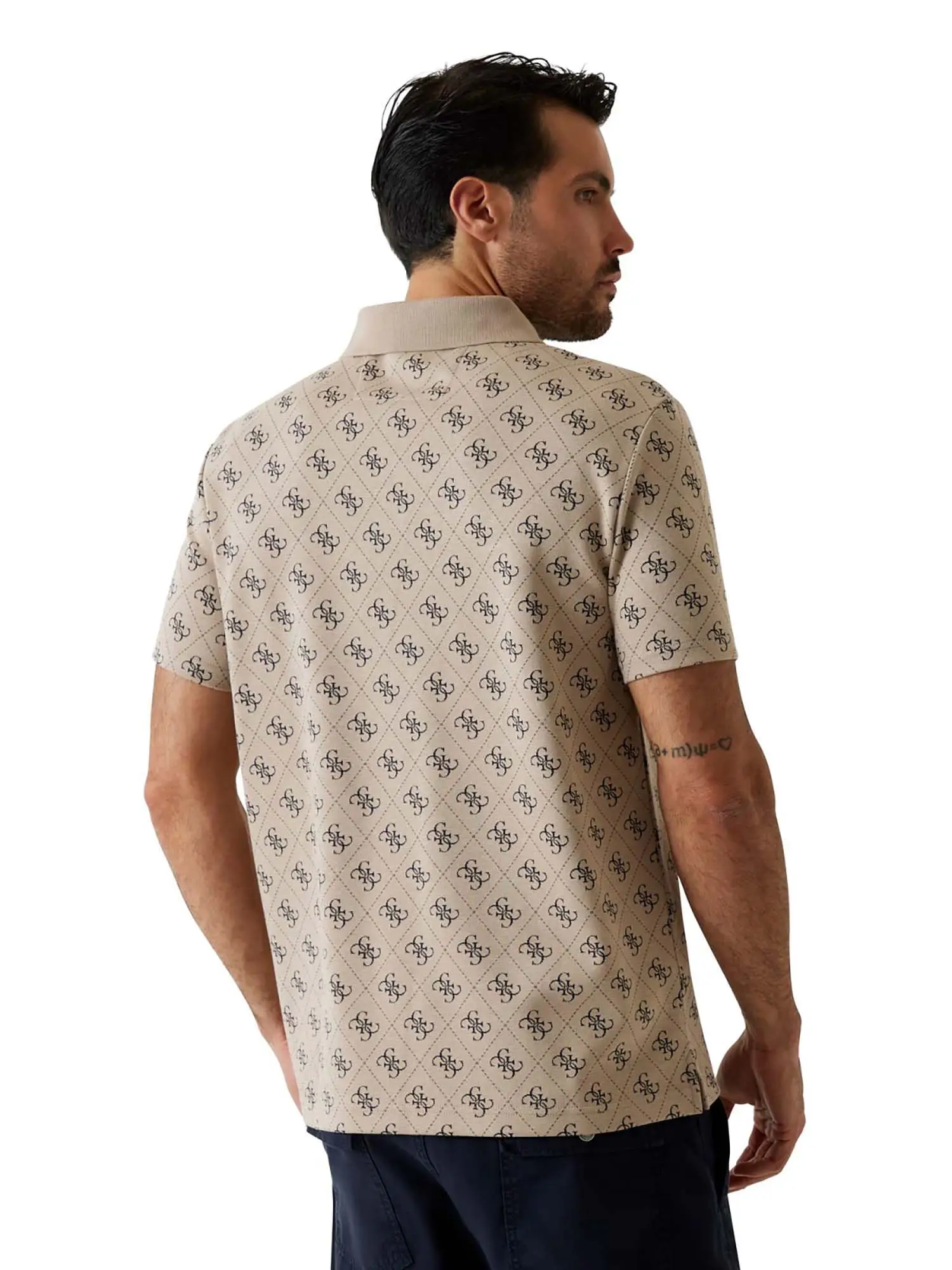 T-SHIRT UOMO - GUESS APPAREL TAUPE - M6GP04 K3073 - Image 4