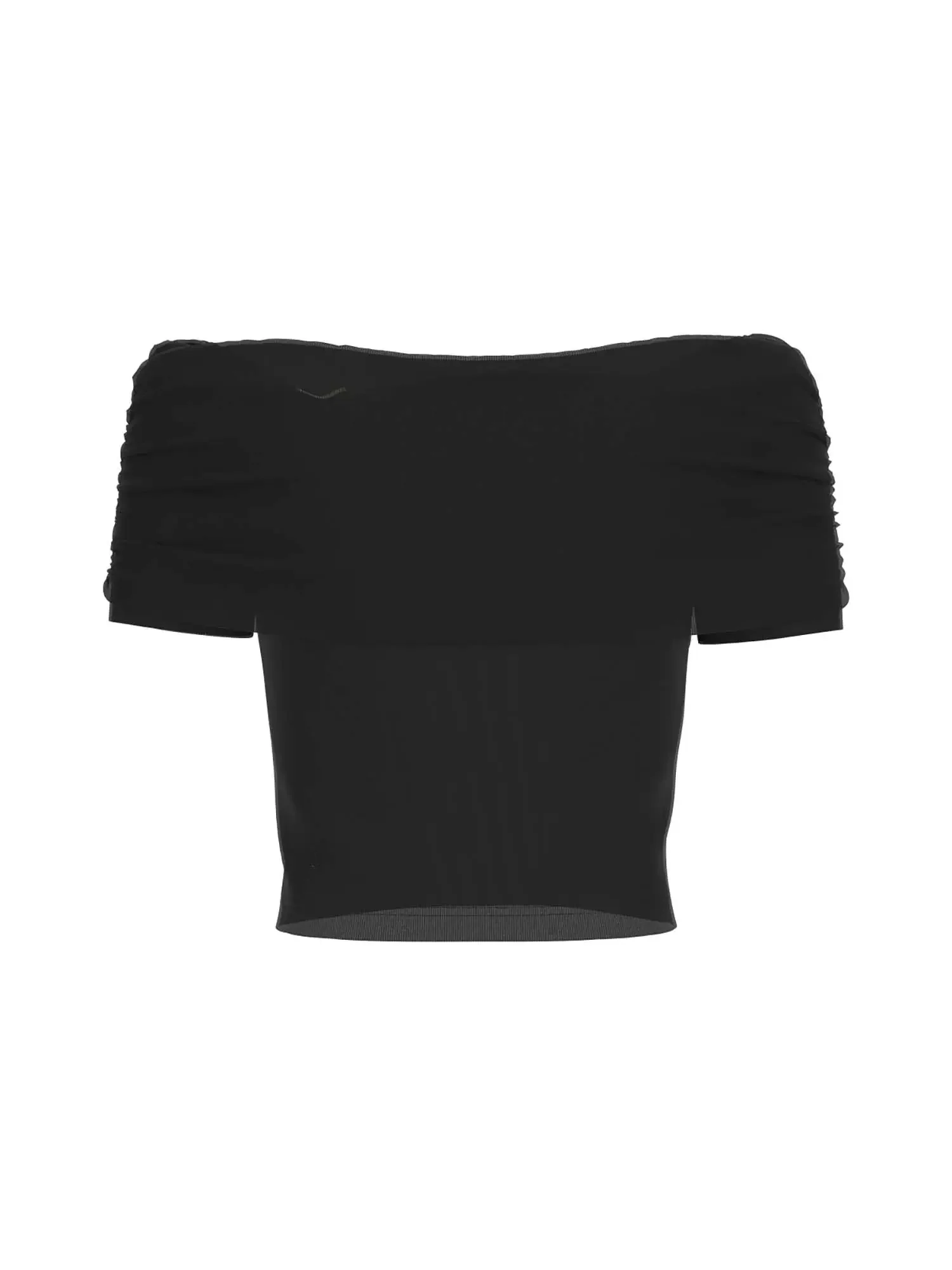 TOP DONNA - GUESS APPAREL NERO - W6GP12 K2935 - Image 2
