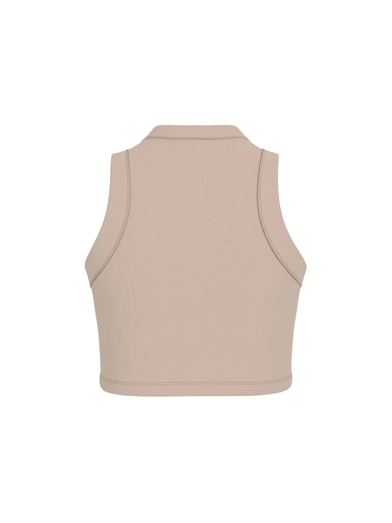 TOP DONNA - GUESS ATHLEISURE BEIGE - V3GP19 K8RT2 - Image 2