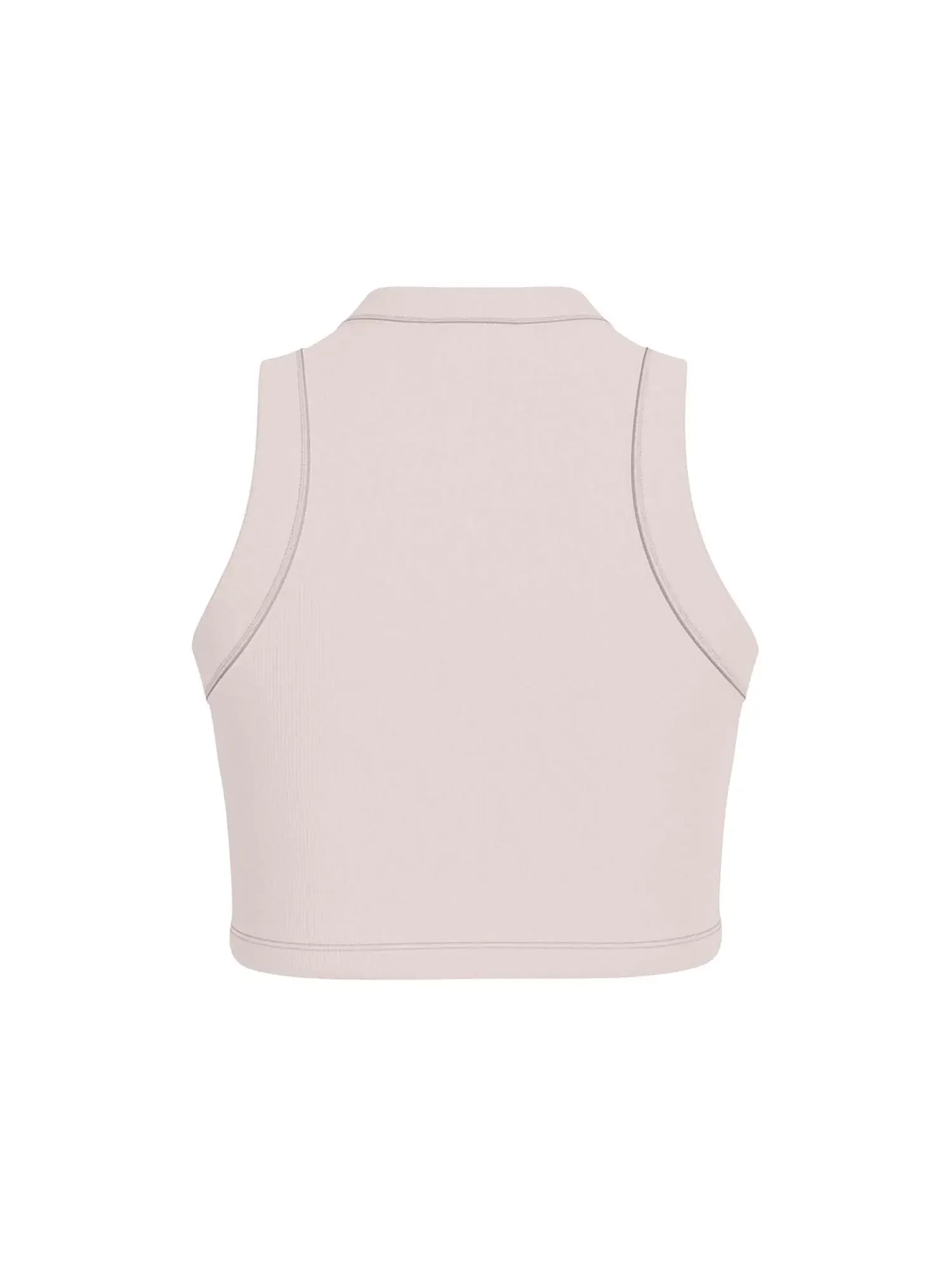 TOP DONNA - GUESS ATHLEISURE BIANCO SPORCO - V3GP19 K8RT2 - Image 2