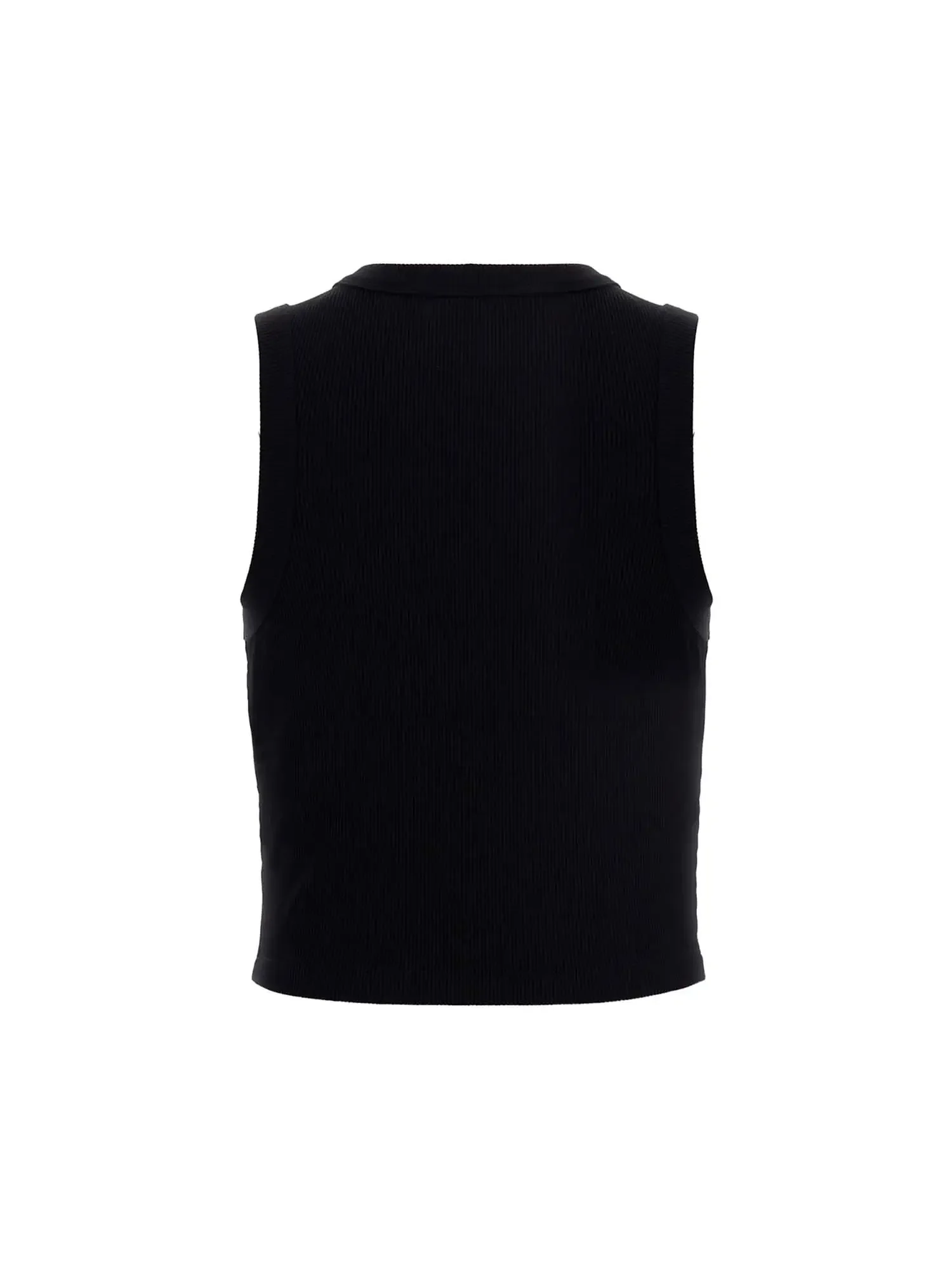TOP DONNA - GUESS ATHLEISURE NERO - V3GP19 K8RT2 - Image 2