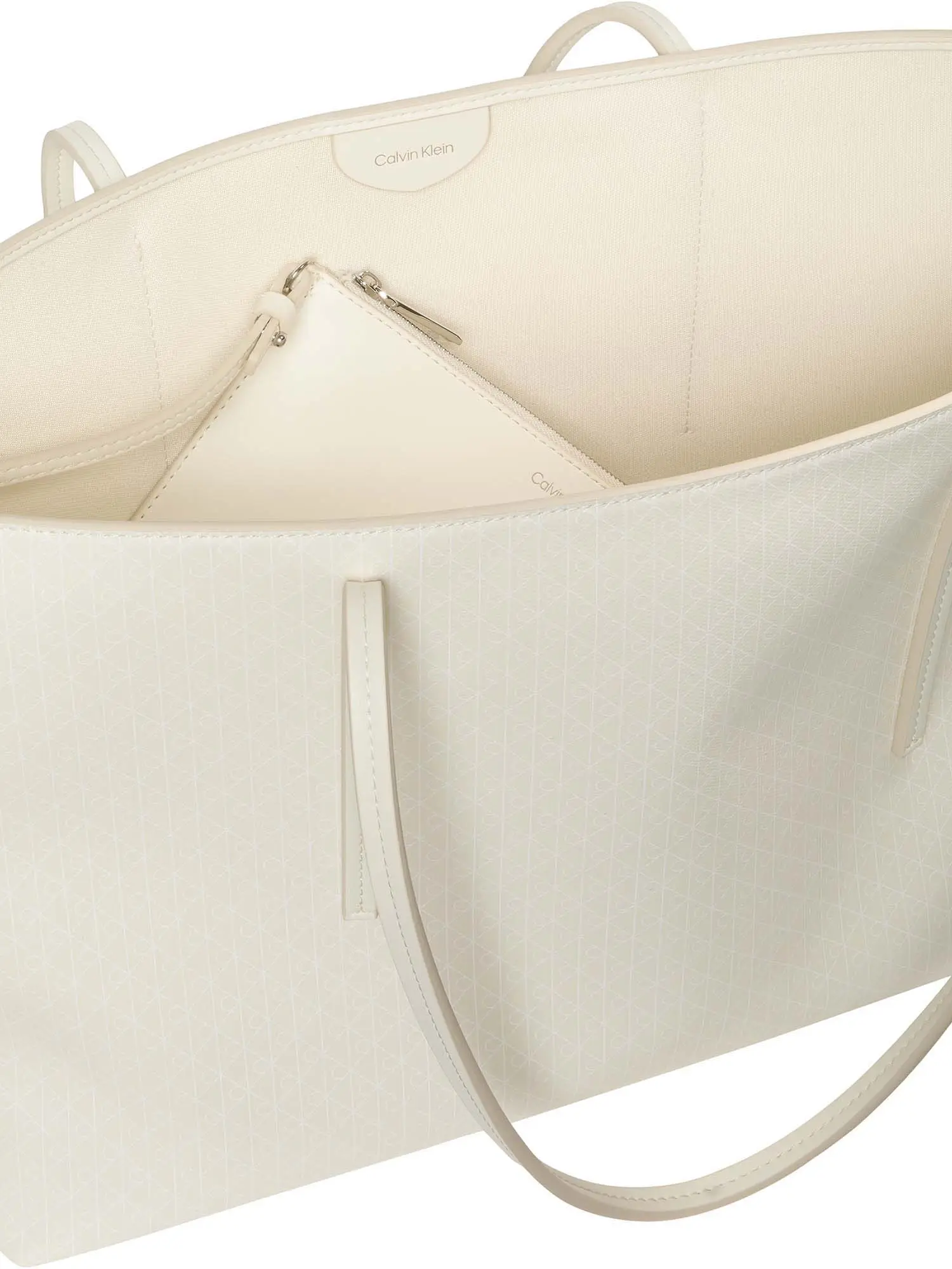 TOTE DONNA - CALVIN KLEIN BIANCO - LV04F3266G - Image 3