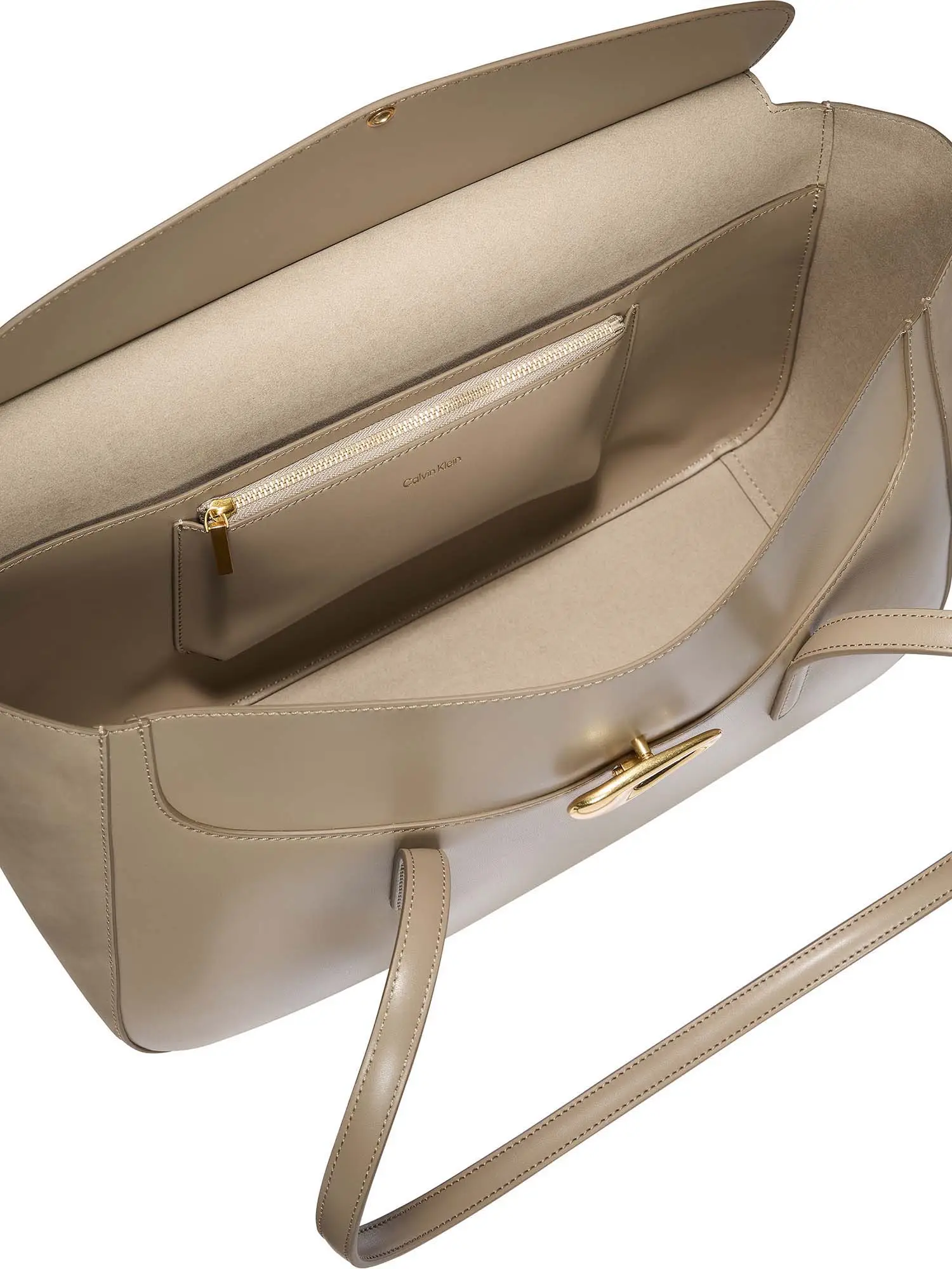 TOTE DONNA - CALVIN KLEIN TAUPE - LV04F3336G - Image 3