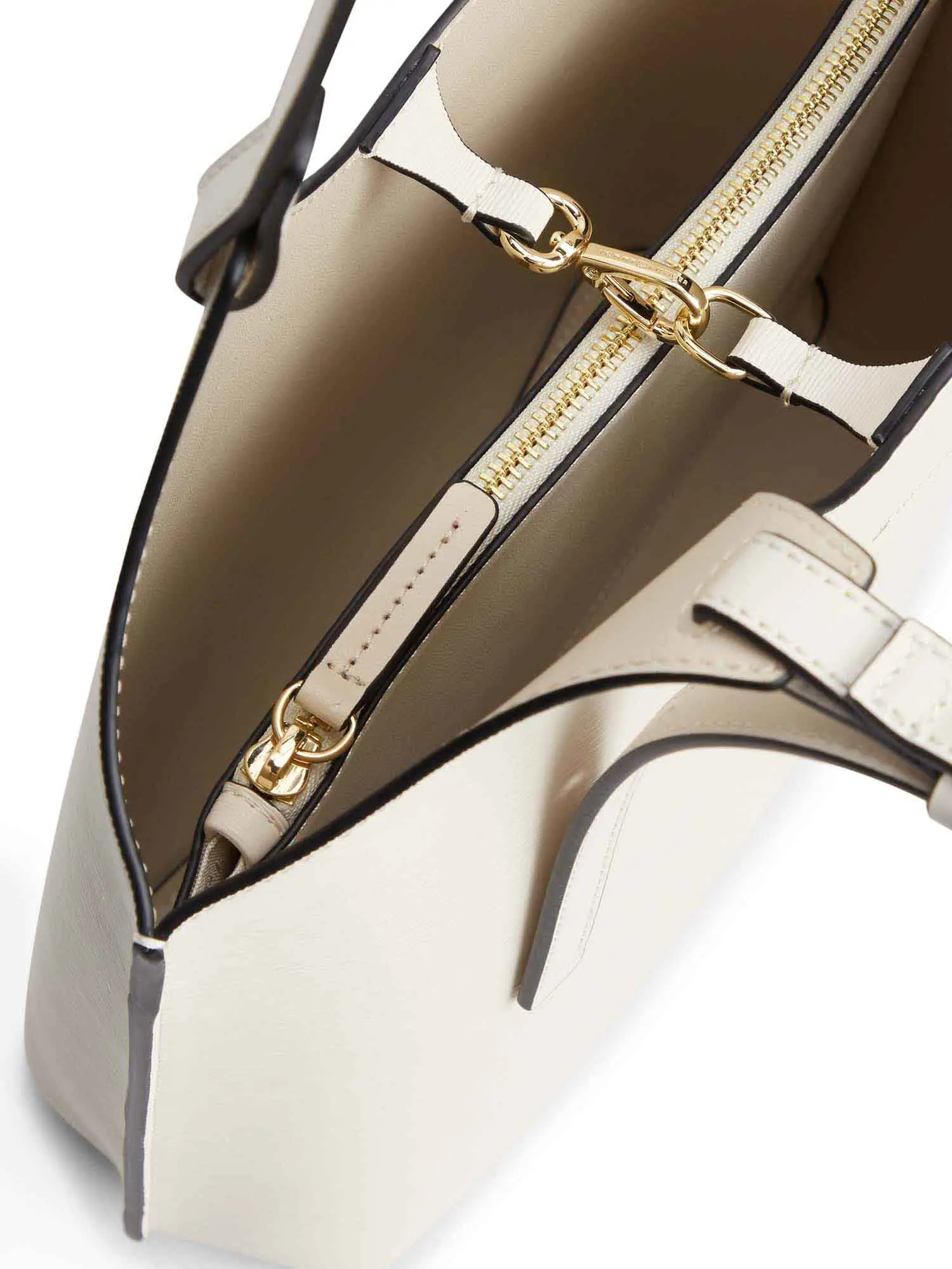 TOTE DONNA - TOMMY HILFIGER CREMA - AW0AW18617 - Image 3