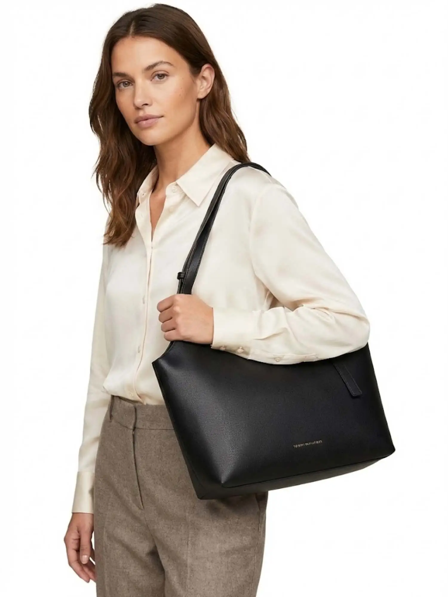 TOTE DONNA - TOMMY HILFIGER NERO - AW0AW18232 - Image 5