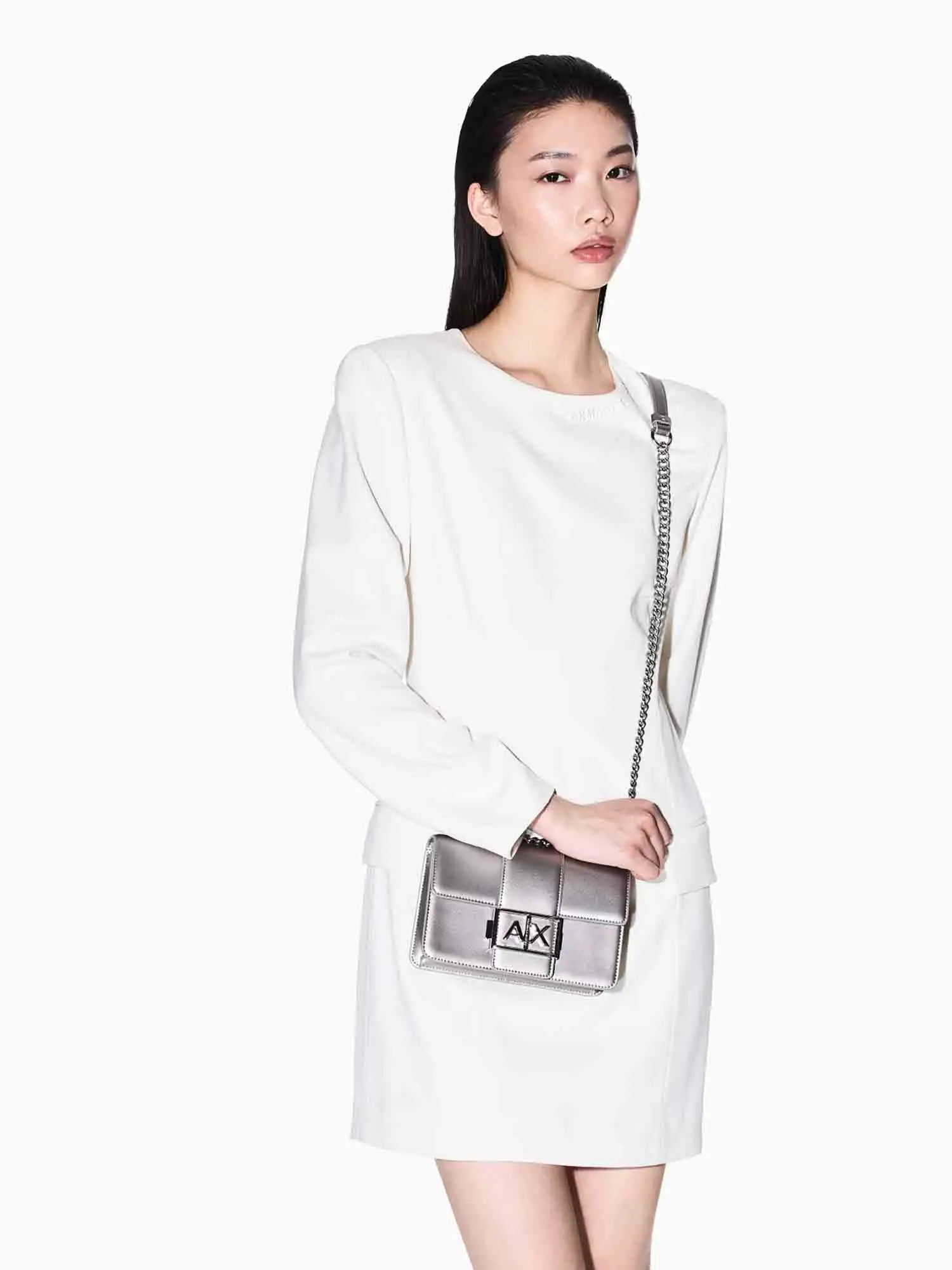 TRACOLLA DONNA - ARMANI EXCHANGE GRIGIO - XW000071 AF12039 - Image 6