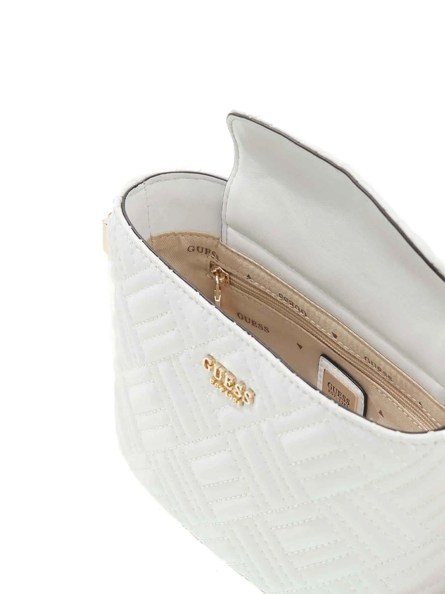 TRACOLLA DONNA - GUESS BIANCO - HWQG99 21770 - Image 3