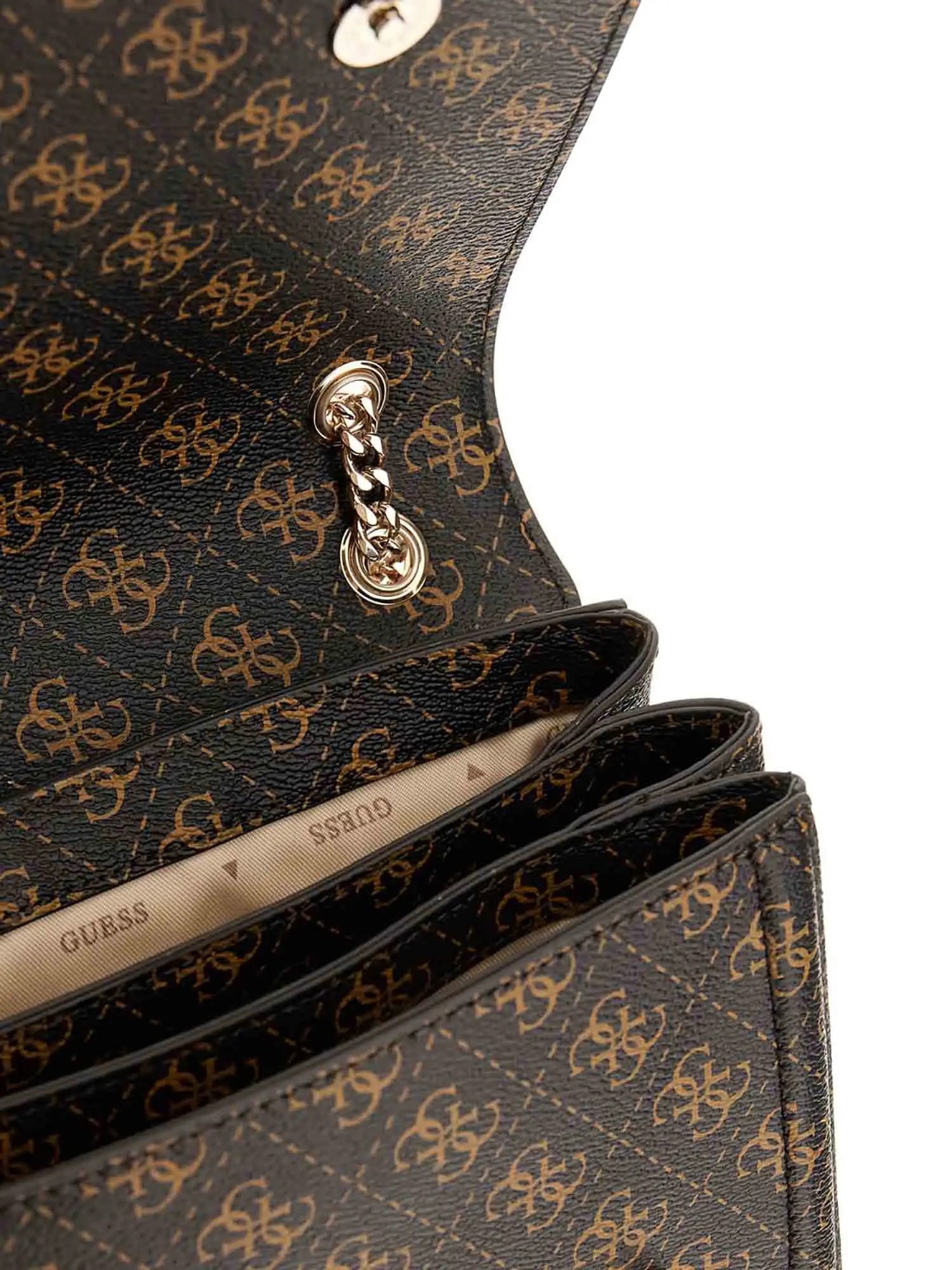 TRACOLLA DONNA - GUESS MARRONE - HWQG96 72210 - Image 3