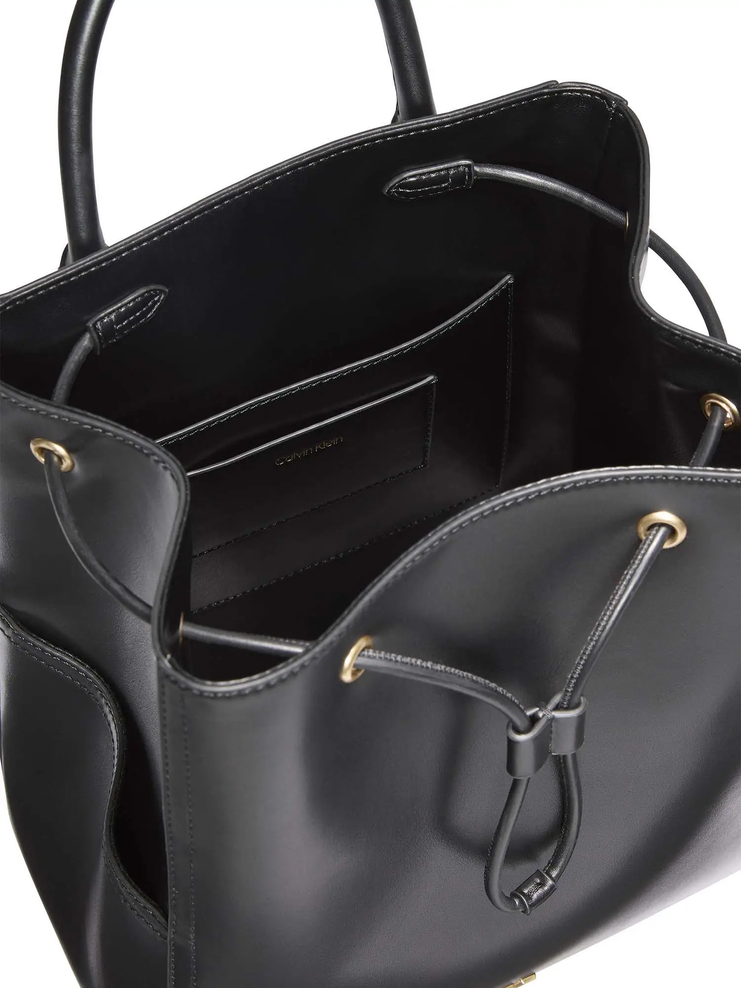ZAINO DONNA - CALVIN KLEIN NERO-ORO - LV04F3329G - Image 3