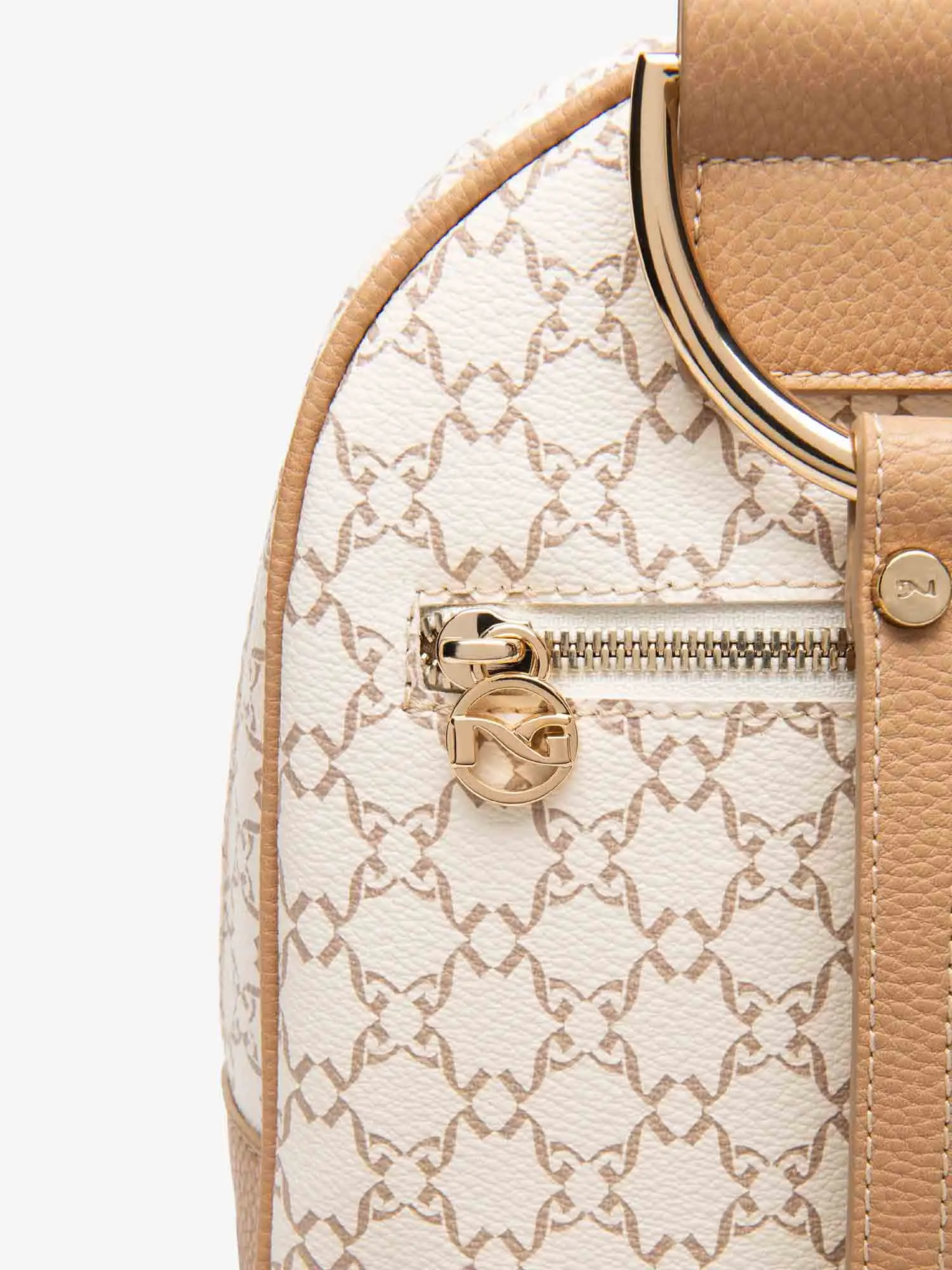 ZAINO DONNA - NERO GIARDINI BEIGE - E644221D - Image 3