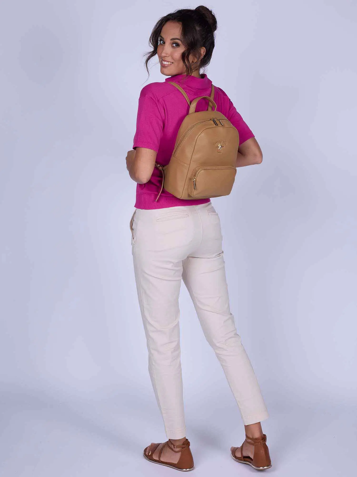 ZAINO DONNA - US POLO ASSN. CAMEL - BIUSS6211WVP - Image 6